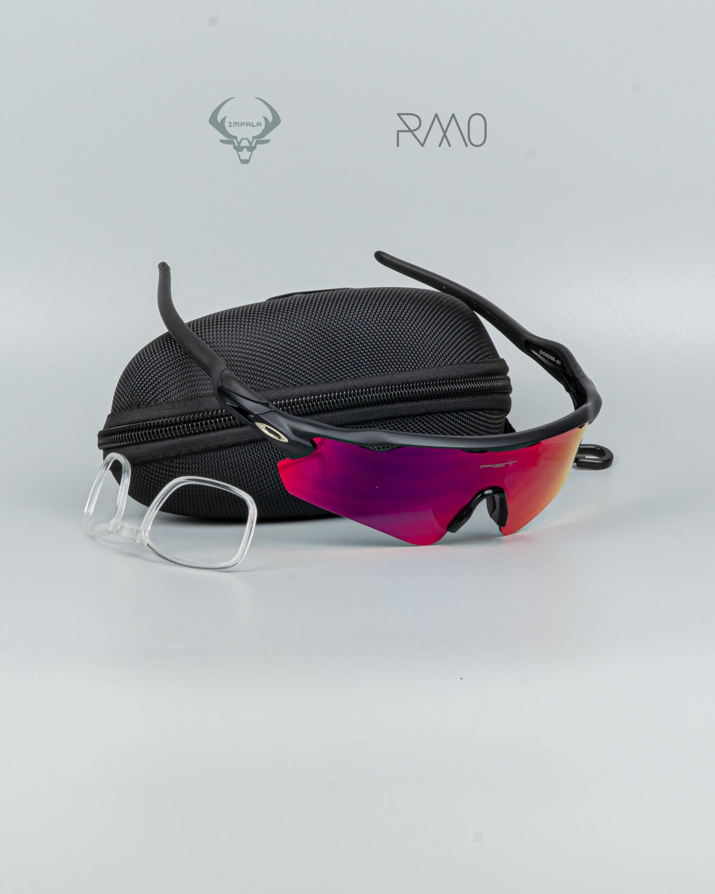 Gafas Radar EV PIET negro rojo 1 lente Uv400