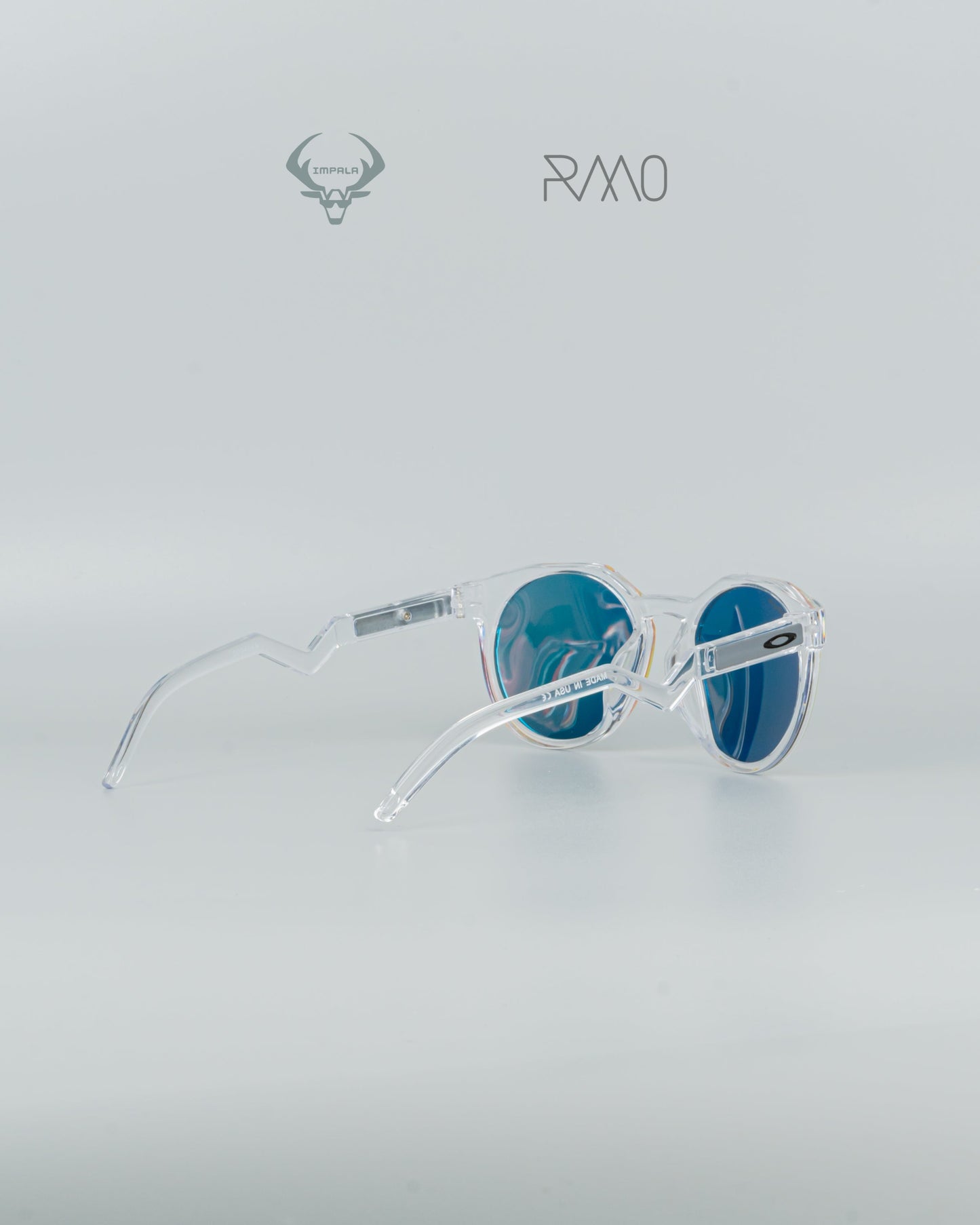 Gafas 0AKL3Y HSTN TRANSPARENTE ROJO