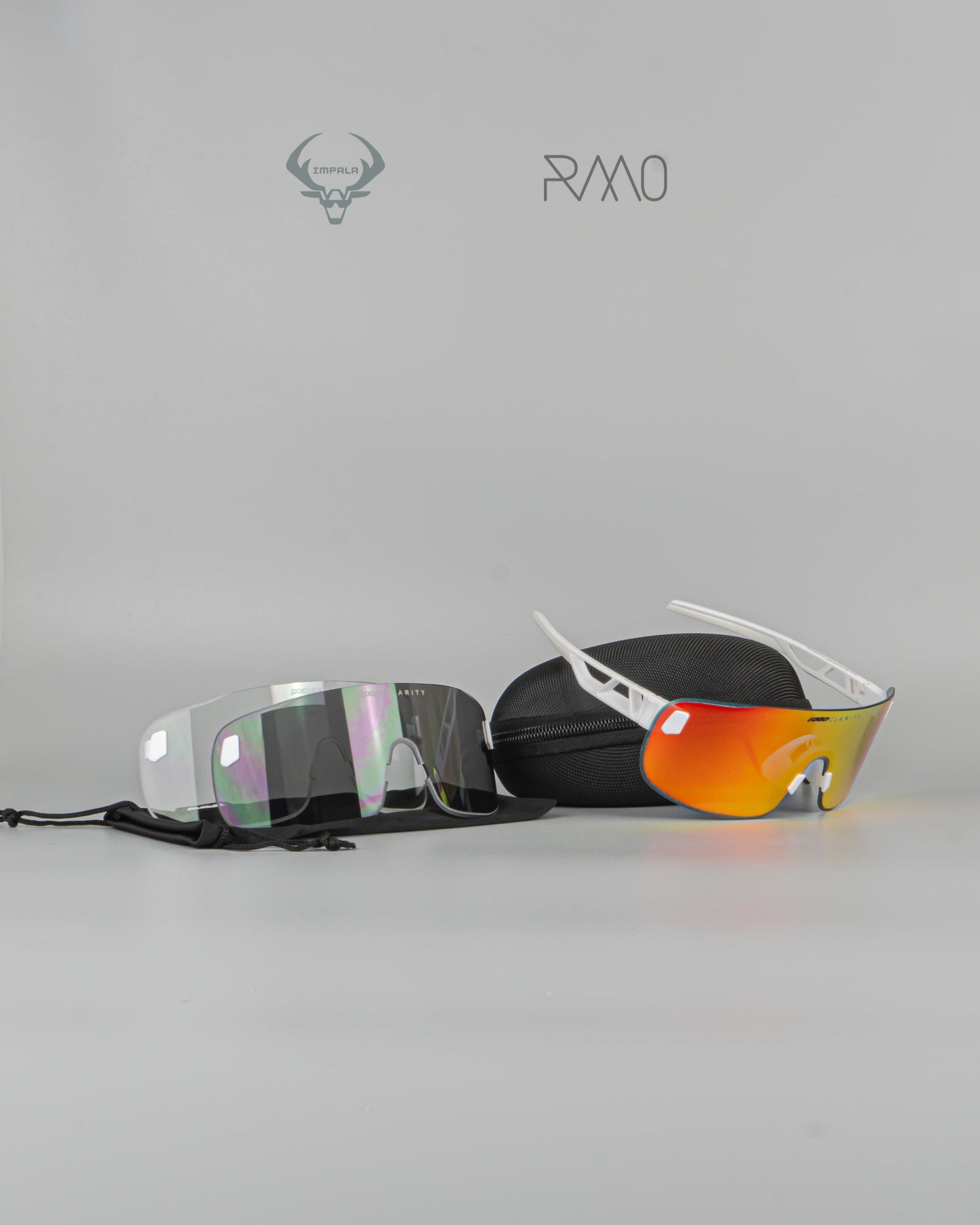 Gafas Elicit Blanco 3 lentes rojo Uv400