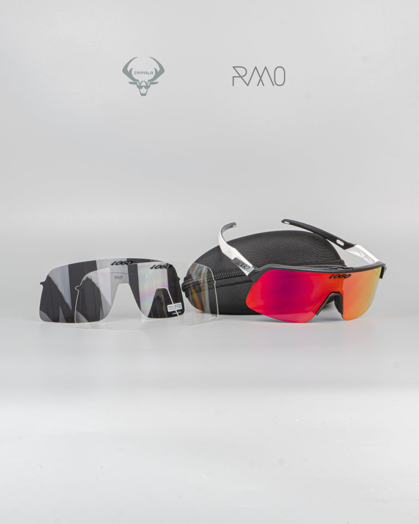 Gafas sutro lite blanco negro rojo 3 lentes Uv400