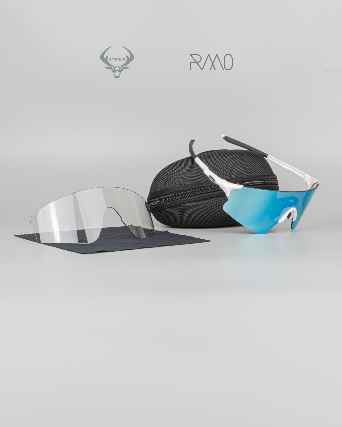 gafas EV zero blanco azul 3 lentes Uv400