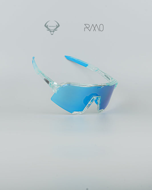 Gafas 100 P S3  AZUL TRANSPARENTE 3 lentes Uv400