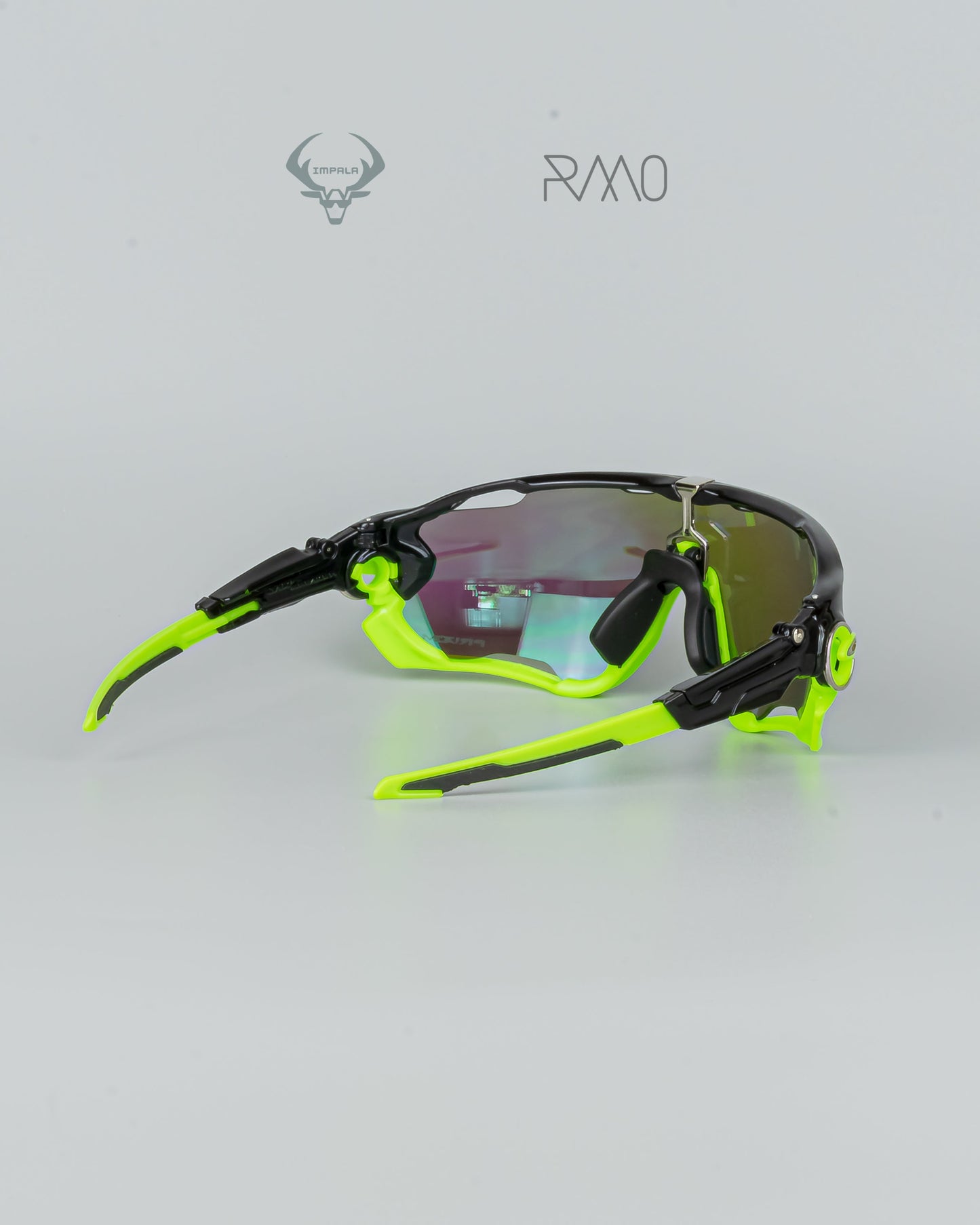 Gafas JAWBREAKER   negro verde 4 lentes Uv400