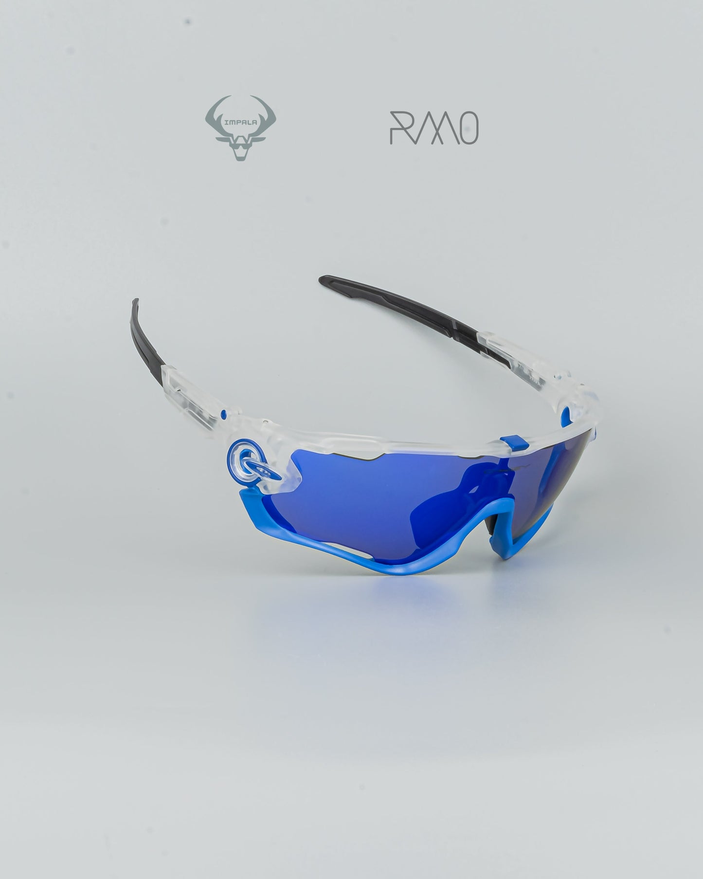 Gafas JAWBREAKER   transparente azul 4 lentes Uv400