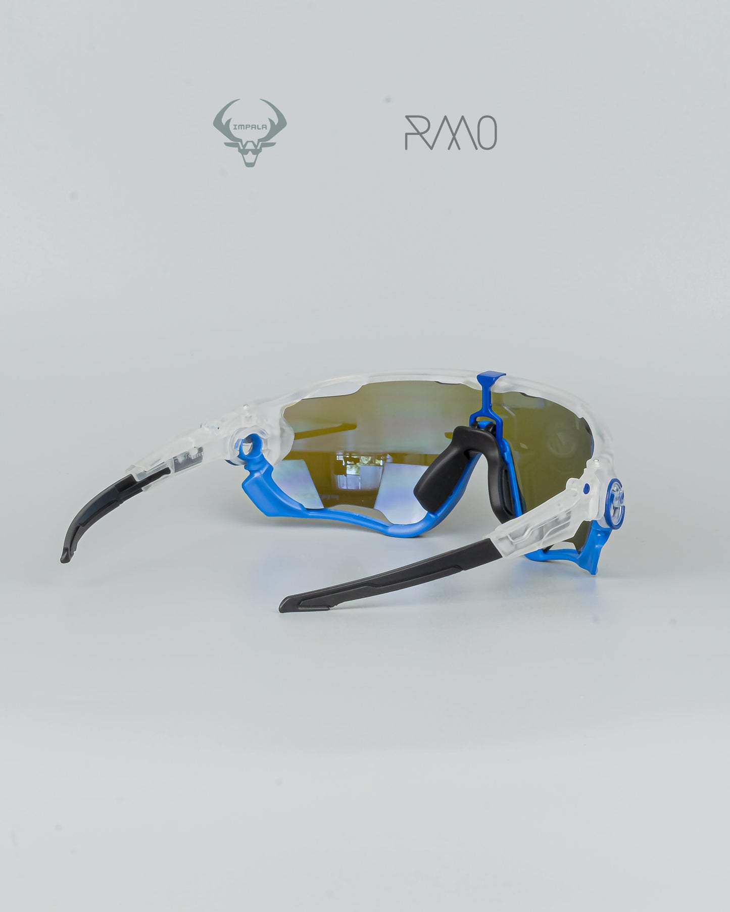 Gafas JAWBREAKER   transparente azul 4 lentes Uv400