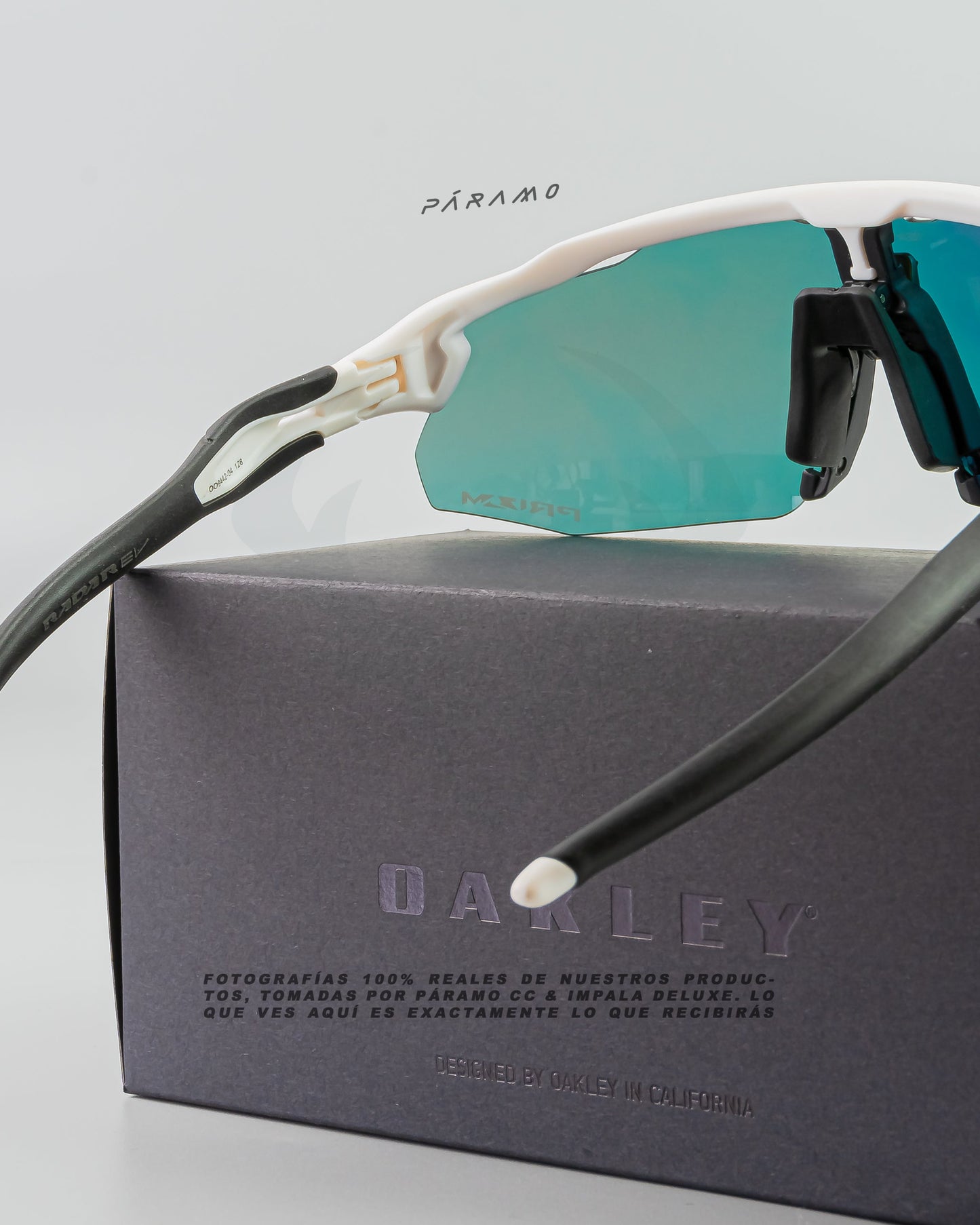 gafas Radar Advancer blanco rojo  4 lentes Uv400
