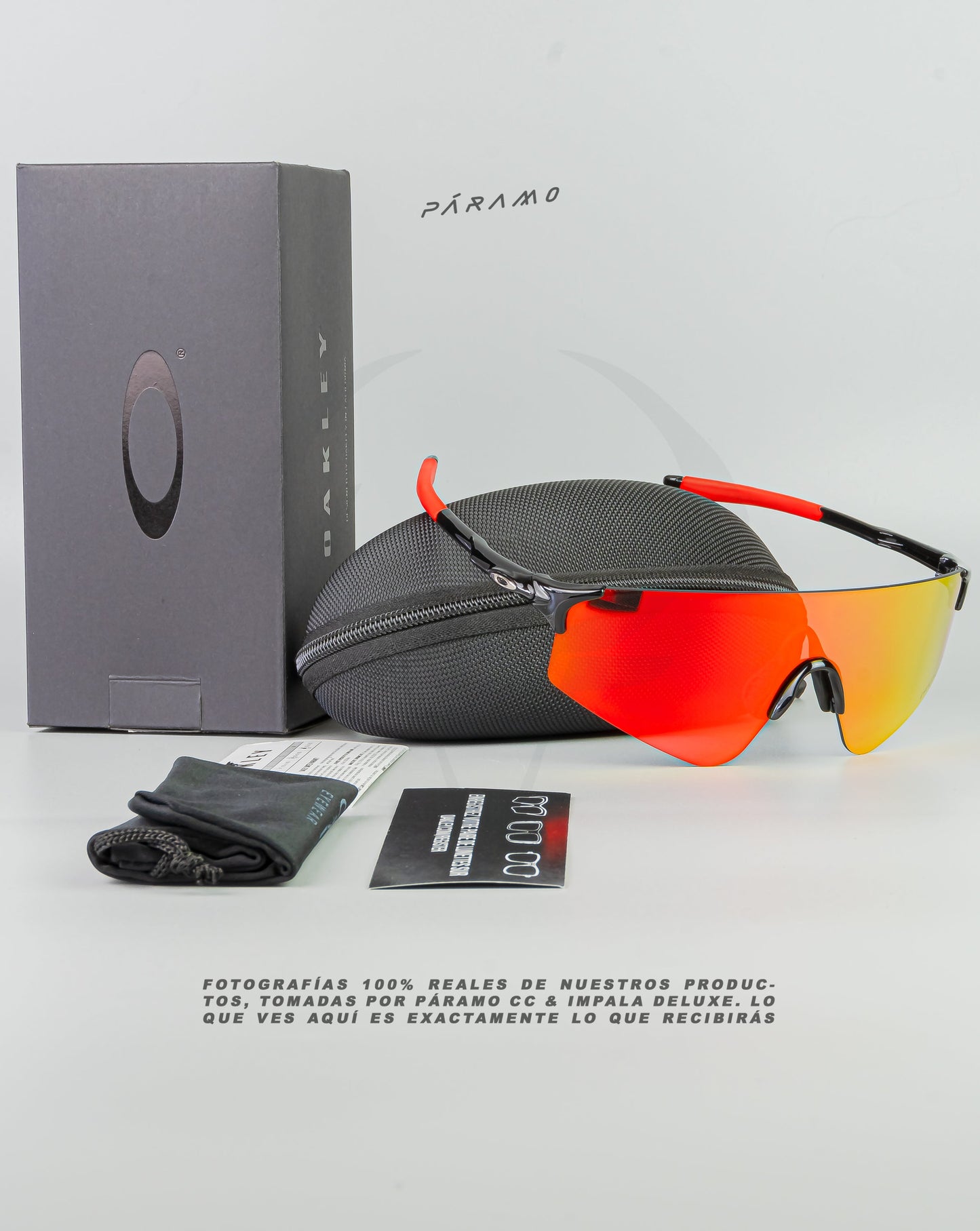 gafas EV zero  negro rojo 1 lente Uv400