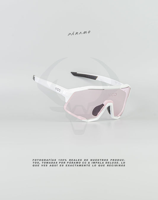Gafas DEMOS  blanco rosa fotocromatica Uv400