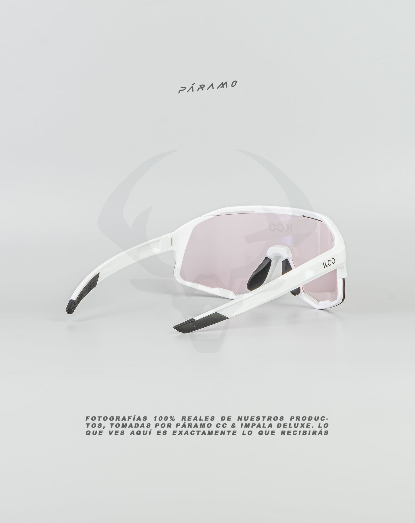 Gafas DEMOS  blanco rosa fotocromatica Uv400