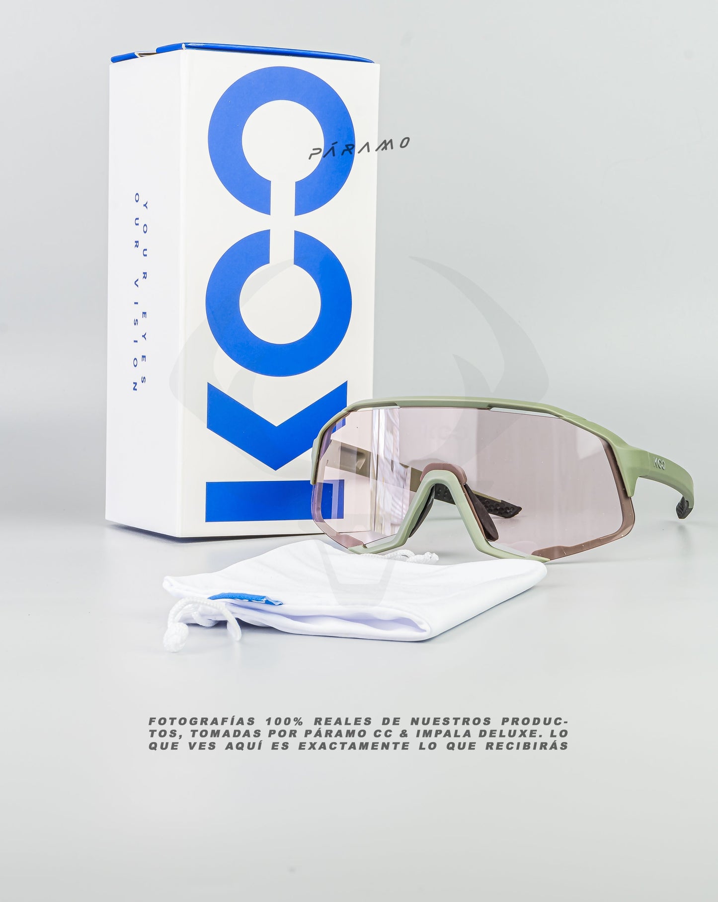 Gafas DEMOS  verde rosa fotocromatica Uv400