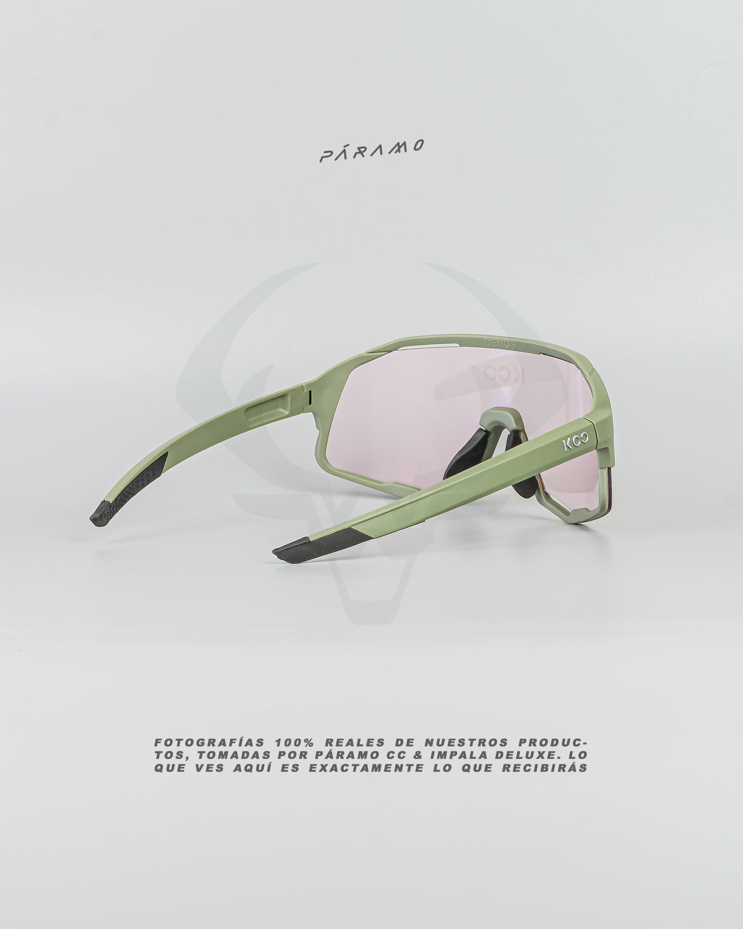 Gafas DEMOS  verde rosa fotocromatica Uv400
