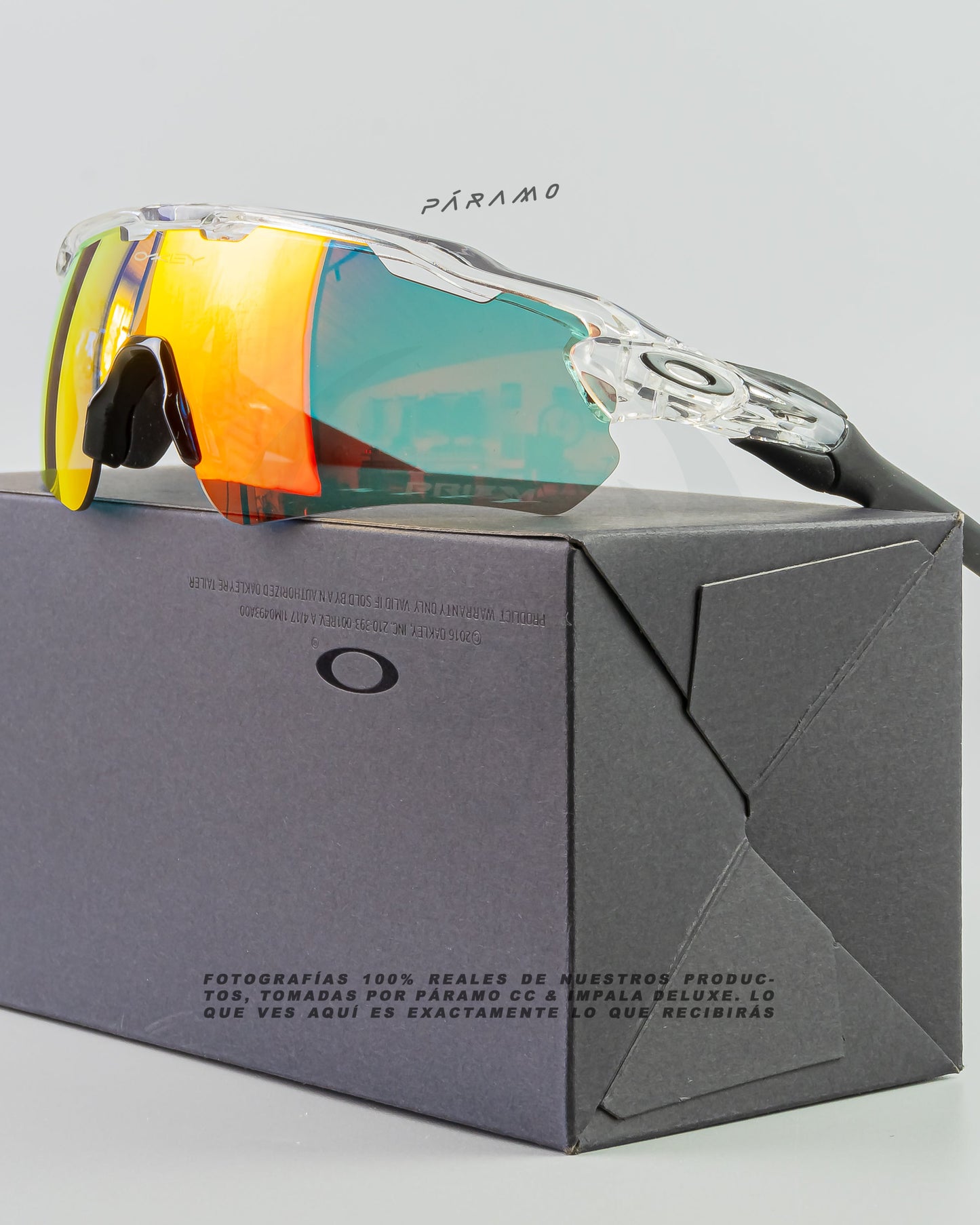 gafas Radar EV  TRANSP ROJO 4 lentes Uv400
