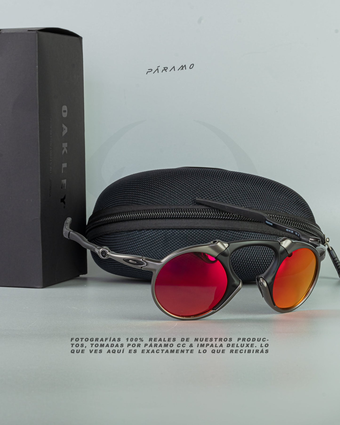 Gafas 0AKL3Y MADMAN NEGRO ROJO  UV400