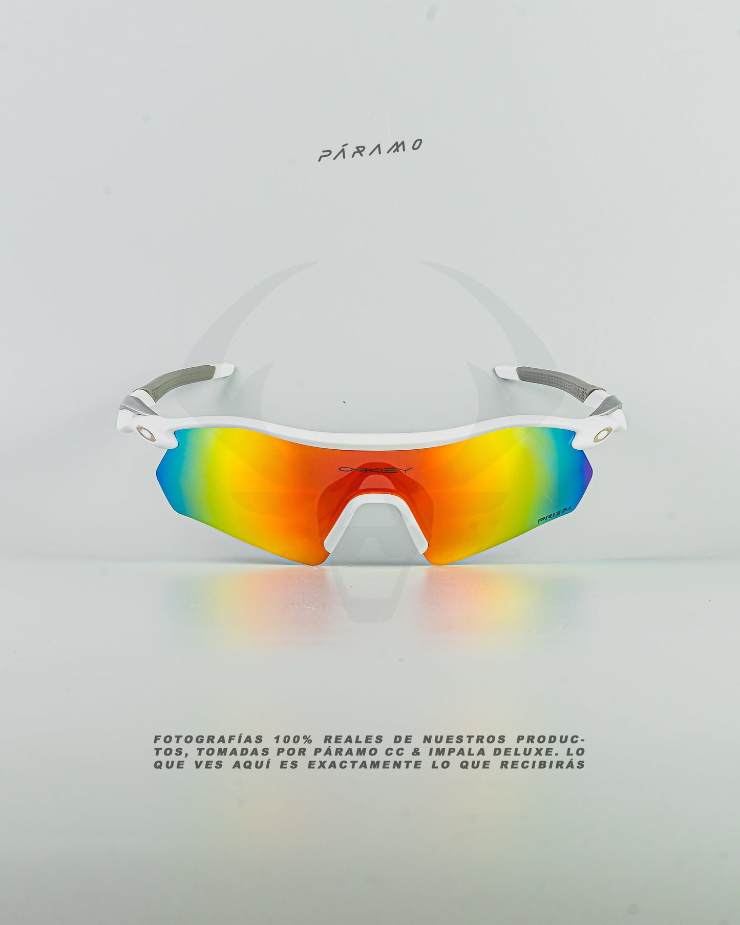 GAFAS 0AKL3Y RADAR PLATE BLANCO ROJO