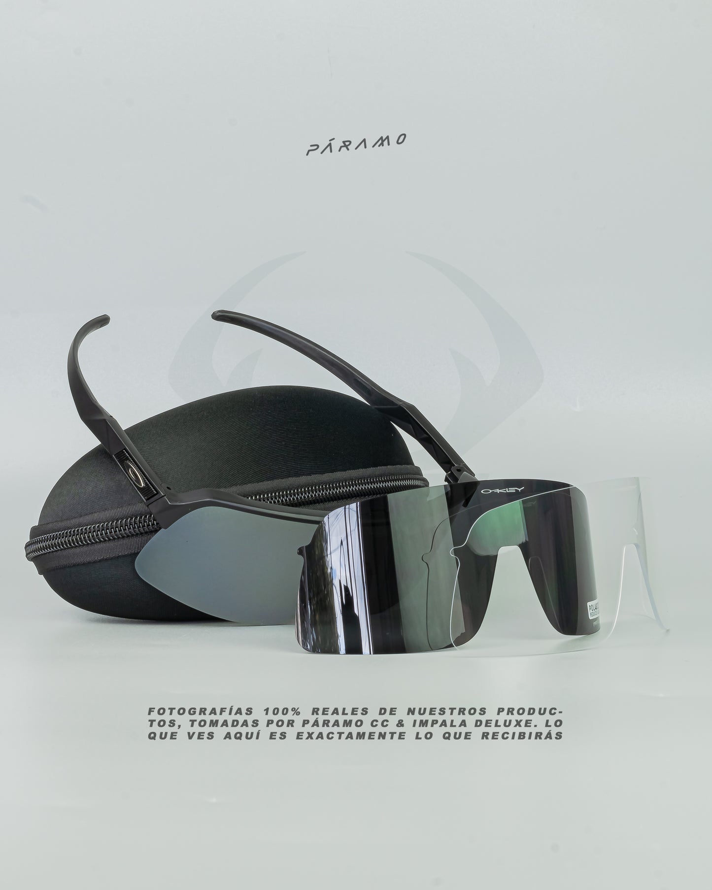 Gafas sutro lite Negro Plateado 3 lentes Uv400
