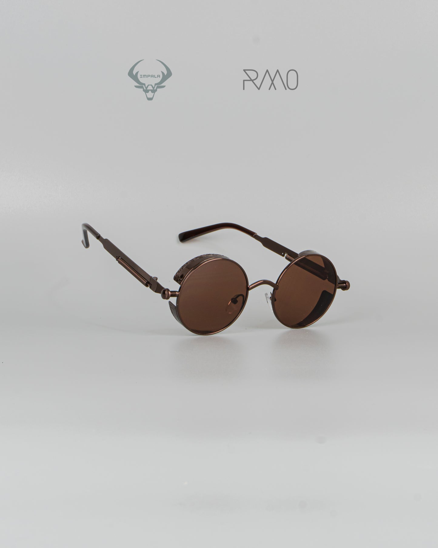 GAFAS VINTAGE BRONCE REDONDO  Uv400