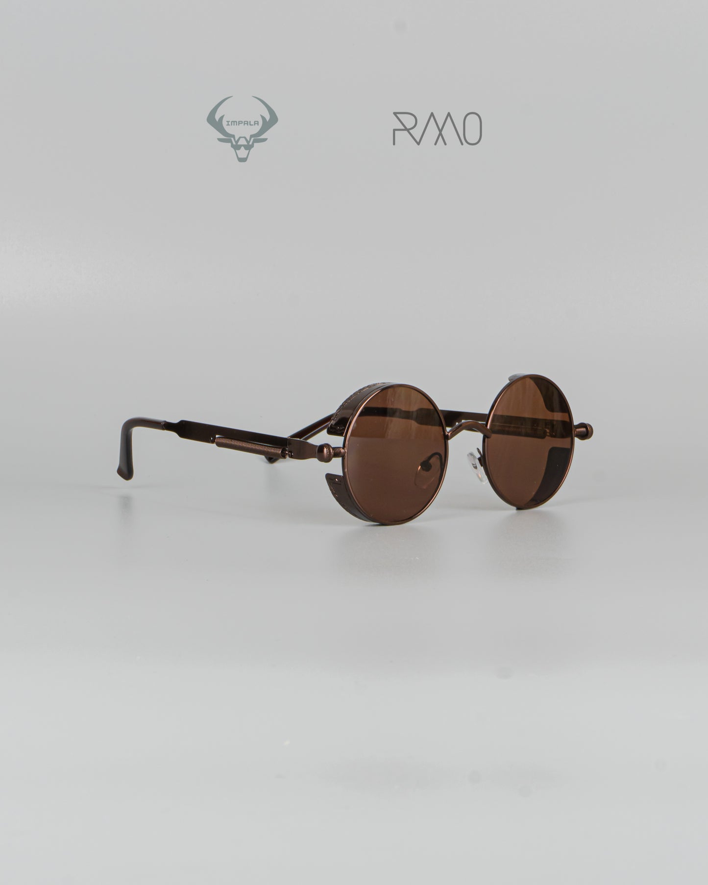 GAFAS VINTAGE BRONCE REDONDO  Uv400