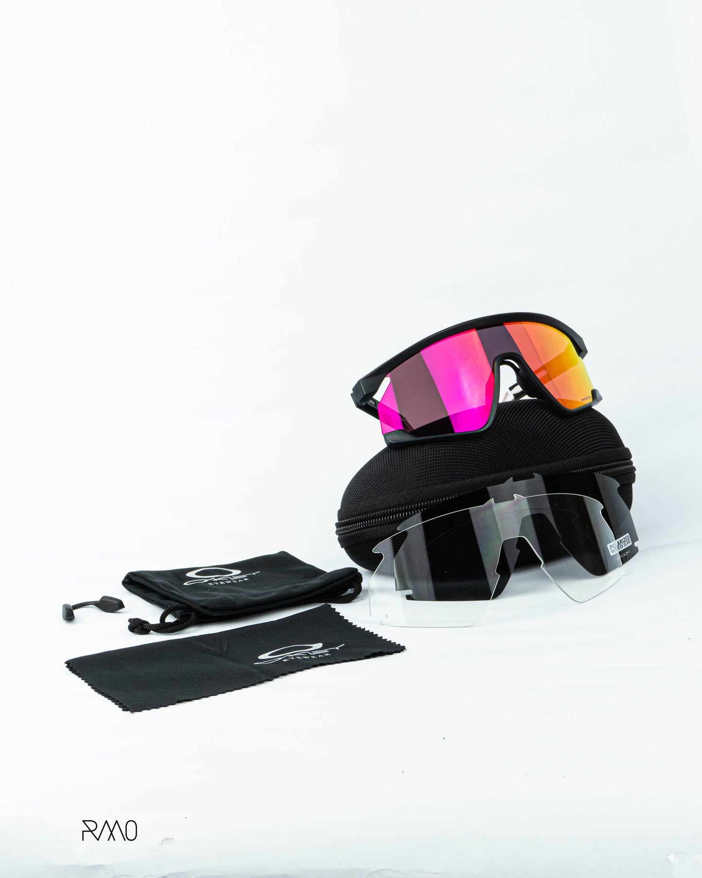 Gafas BXTR  negro rojo 3 lentes Uv400