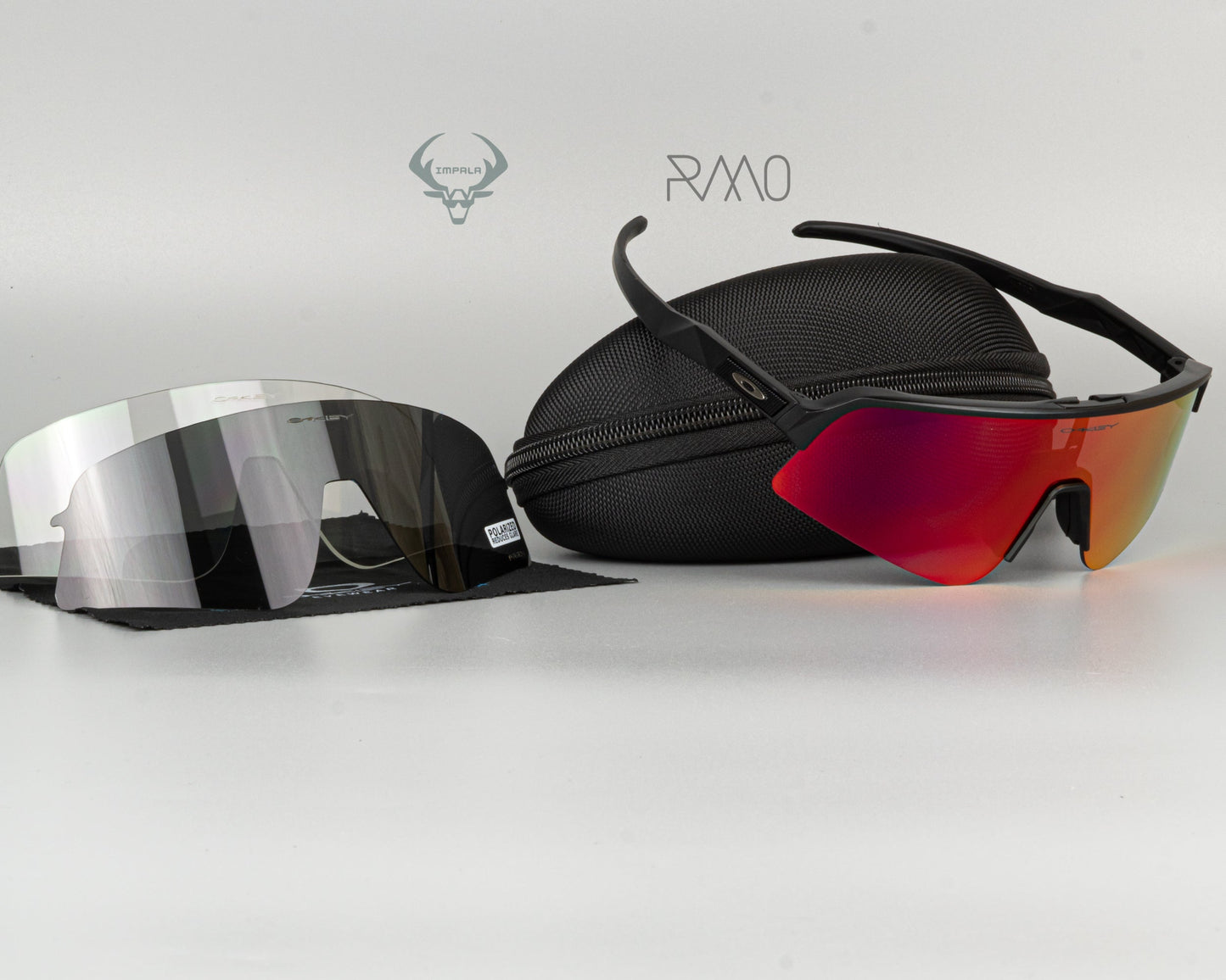 Gafas sutro lite sweep   Negro rojo 3 lentes Uv400