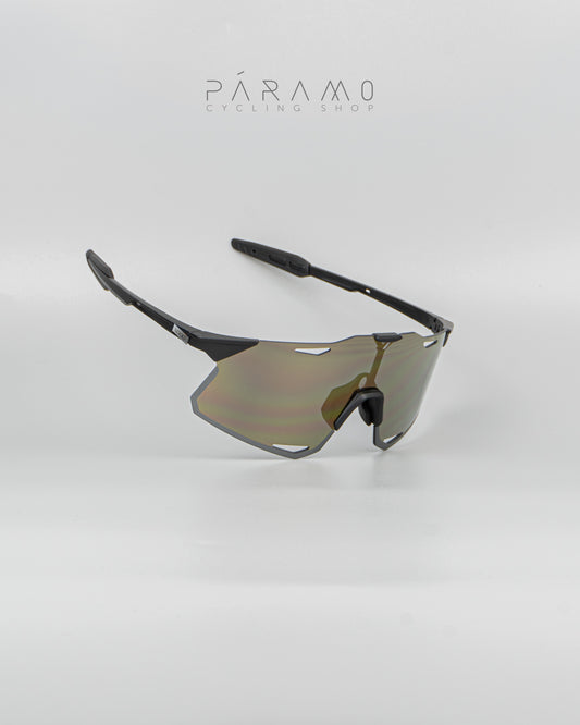 Gafas Hyper negro dorado 3 lentes Uv400