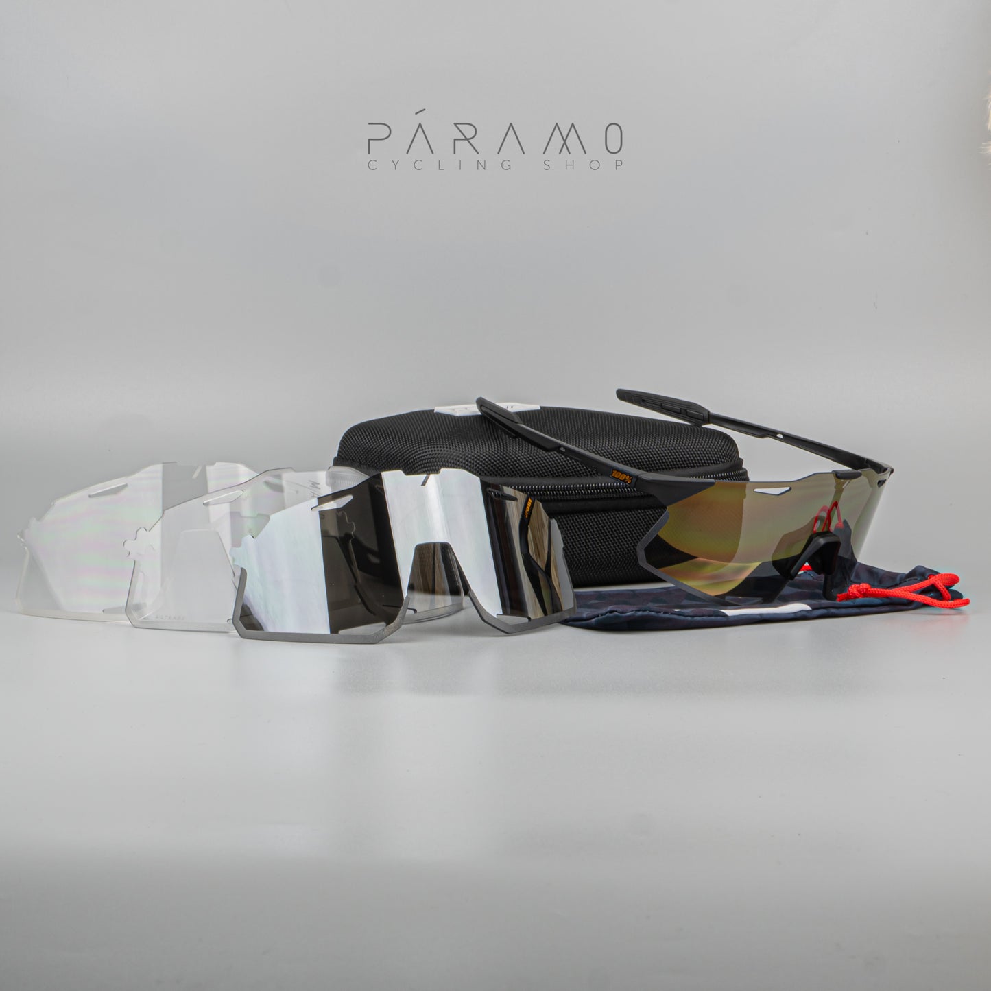 Gafas Hyper negro dorado 3 lentes Uv400