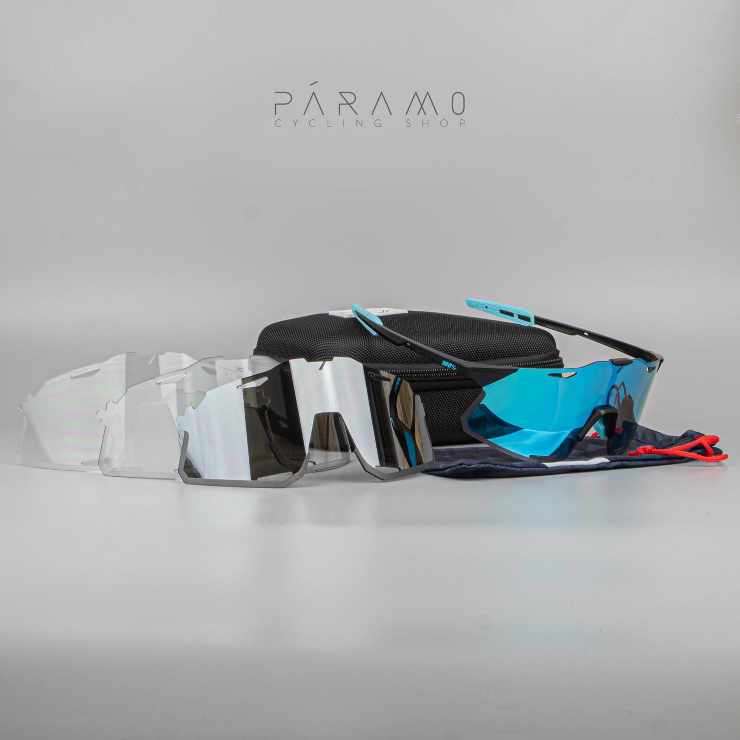 Gafas Hypercraft negro azul 3 lentes Uv400