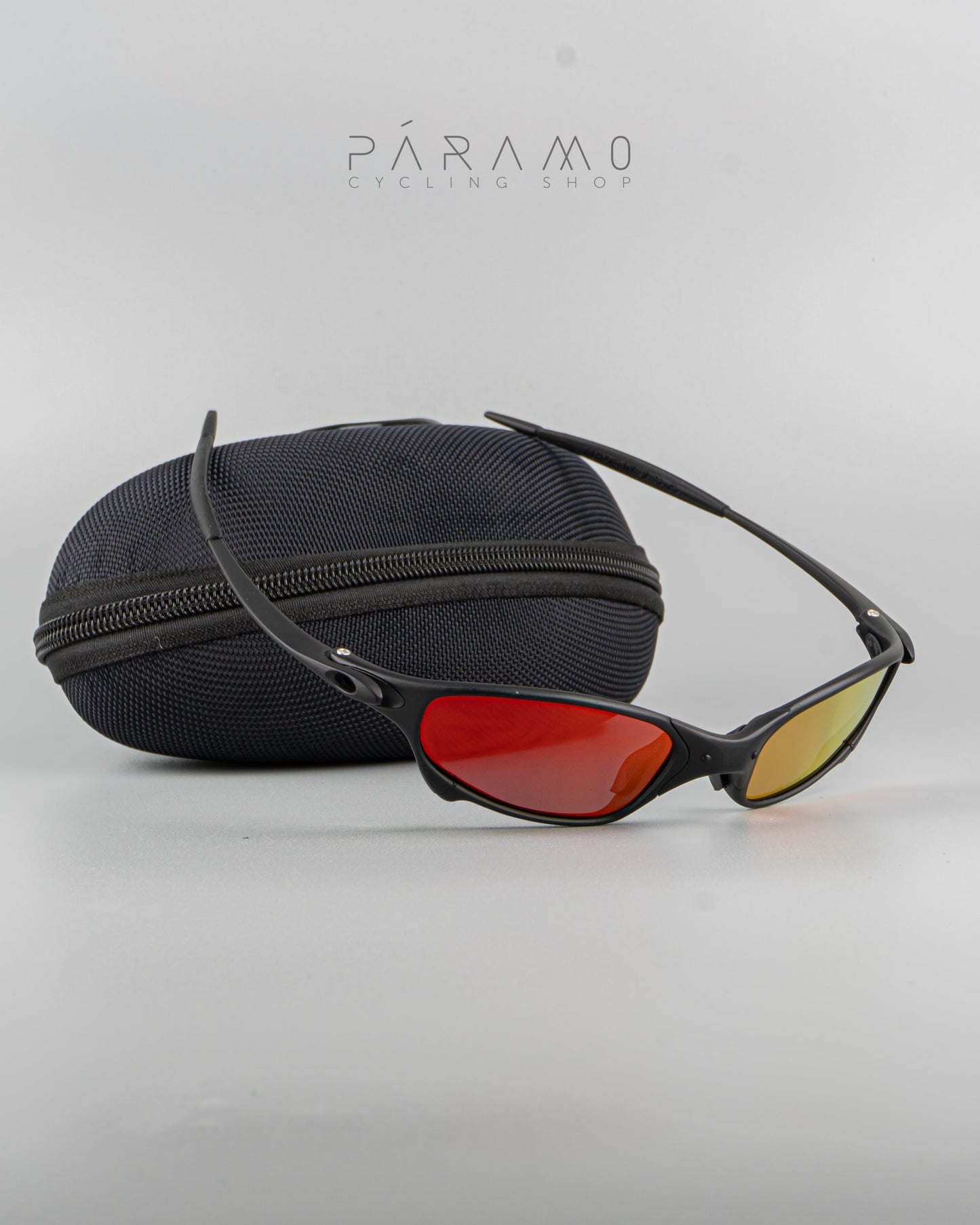 GAFAS 0AKL3Y JULIET METAL NEGRO ROJO Uv400