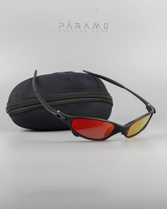 GAFAS 0AKL3Y JULIET METAL NEGRO ROJO Uv400