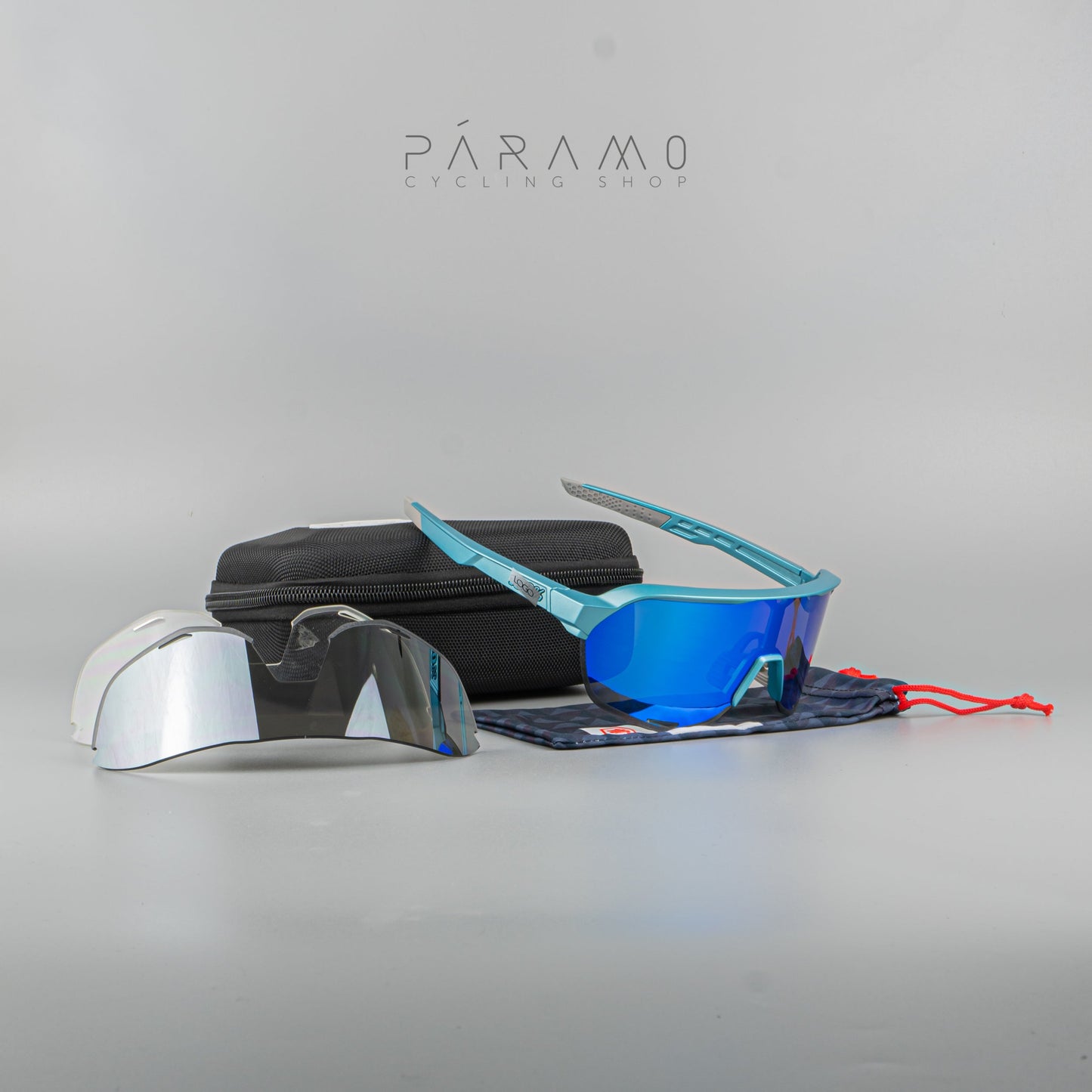 Gafas 100 P S2  TURQUESA 3 lentes Uv400