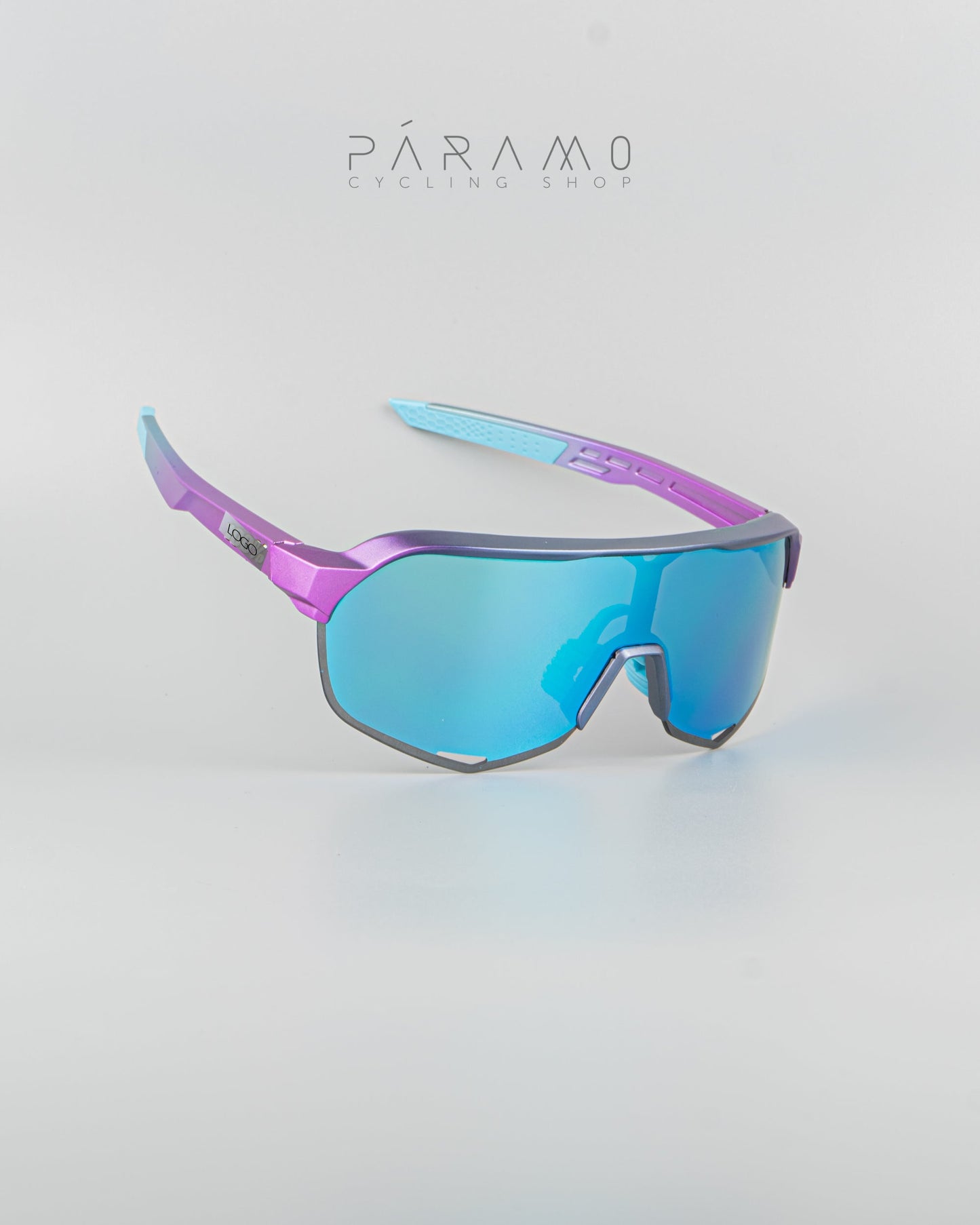 Gafas 100 P S2  lila azul 3 lentes Uv400