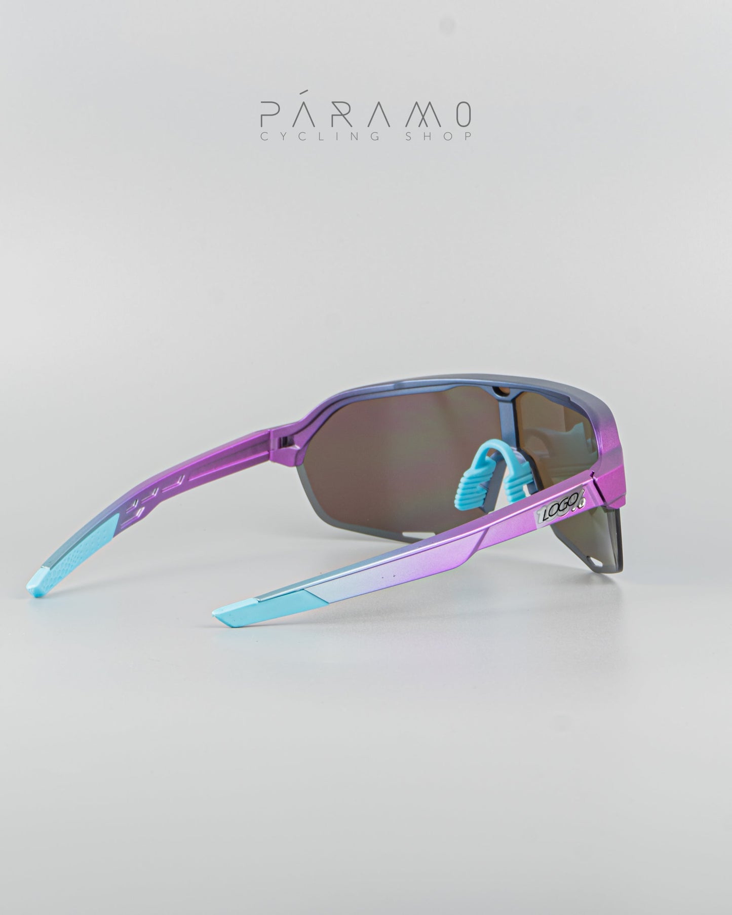 Gafas 100 P S2  lila azul 3 lentes Uv400