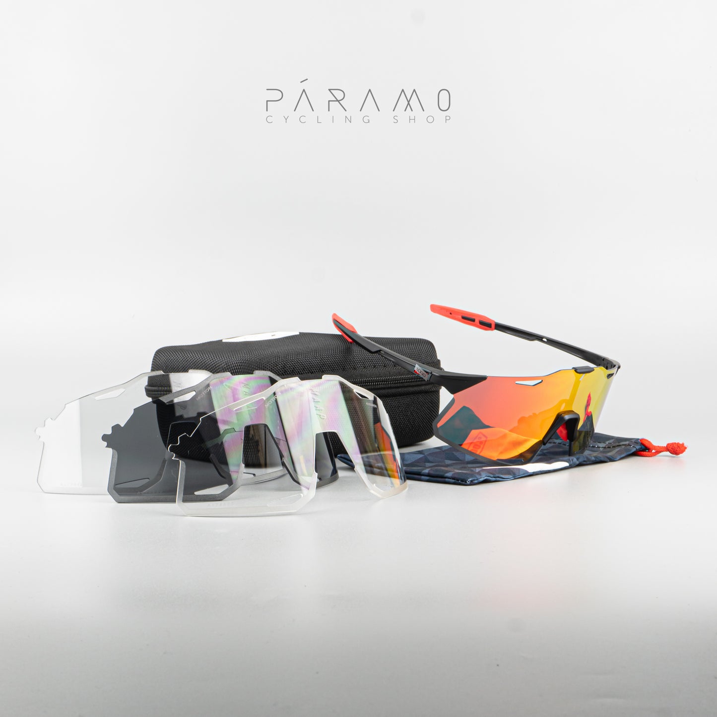 Gafas Hyper gris rojo 3 lentes Uv400