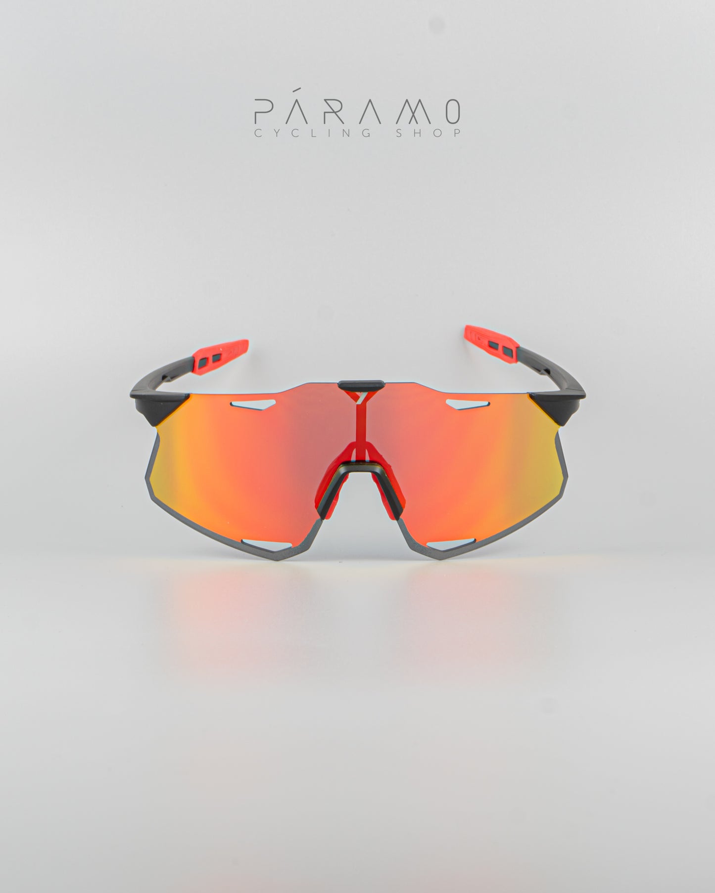 Gafas hyper negro rojo 3 lentes Uv400