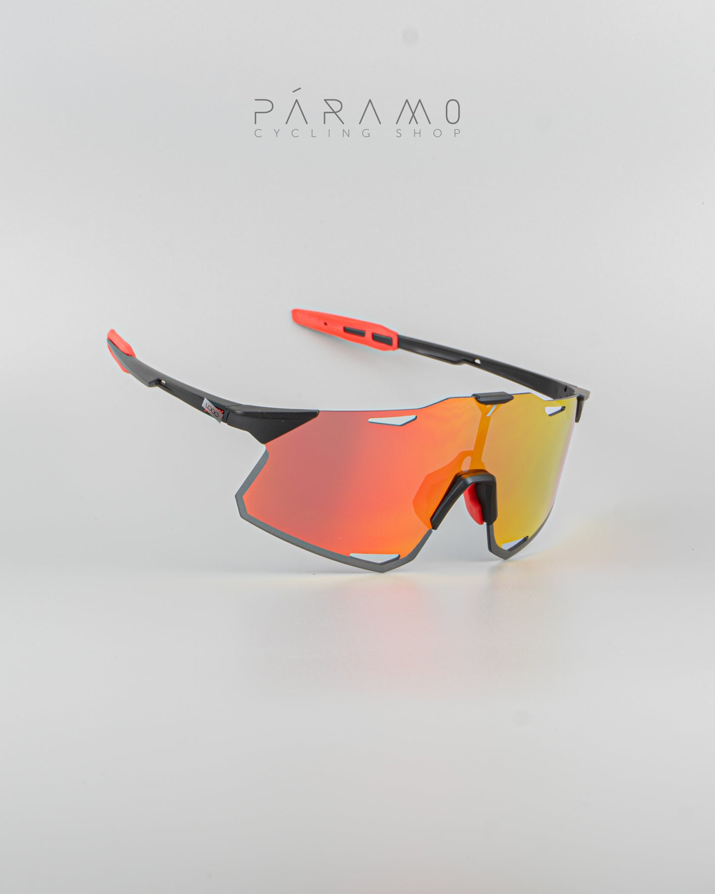 Gafas hyper negro rojo 3 lentes Uv400