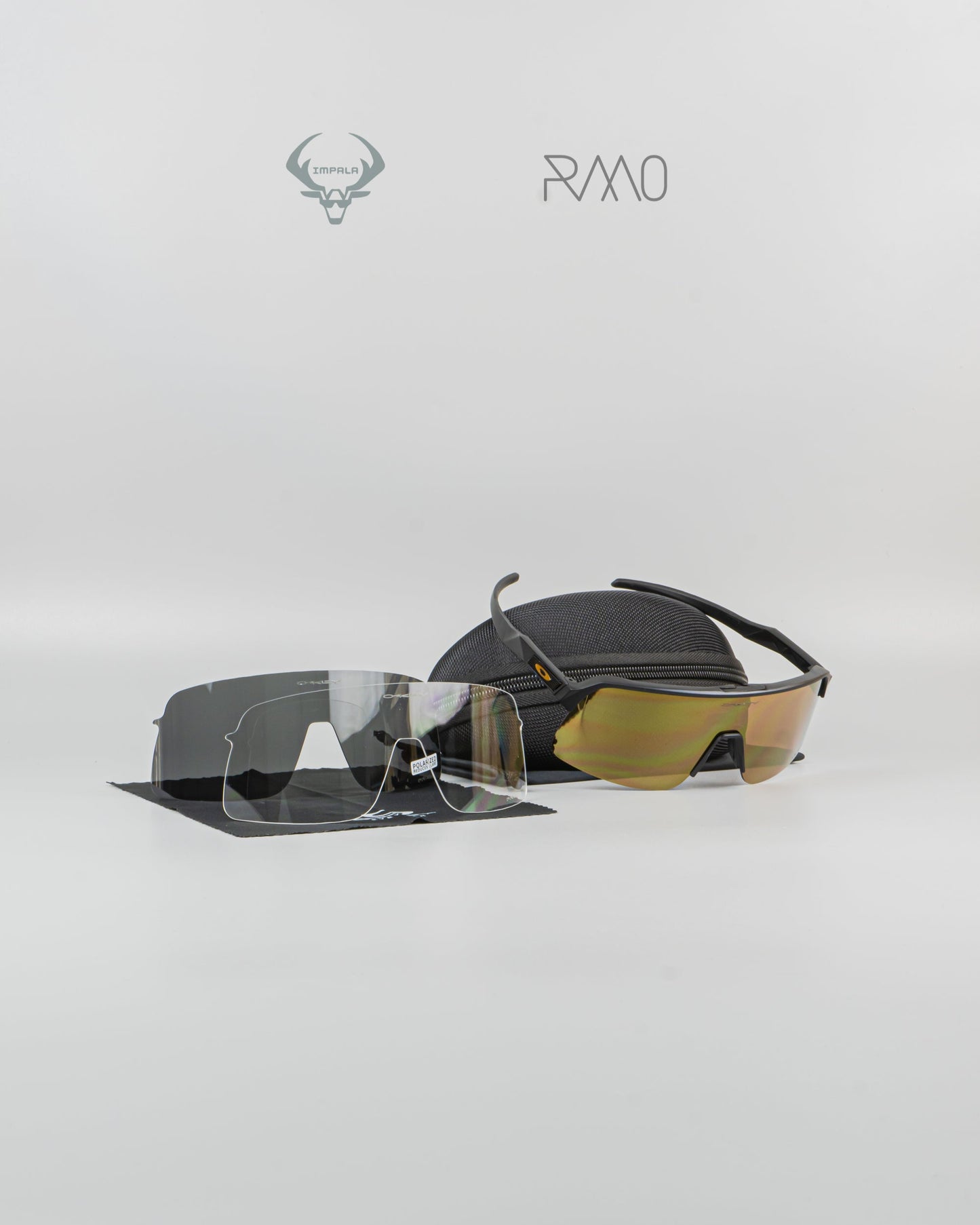 Gafas sutro lite  negro dorado 3 lentes Uv400