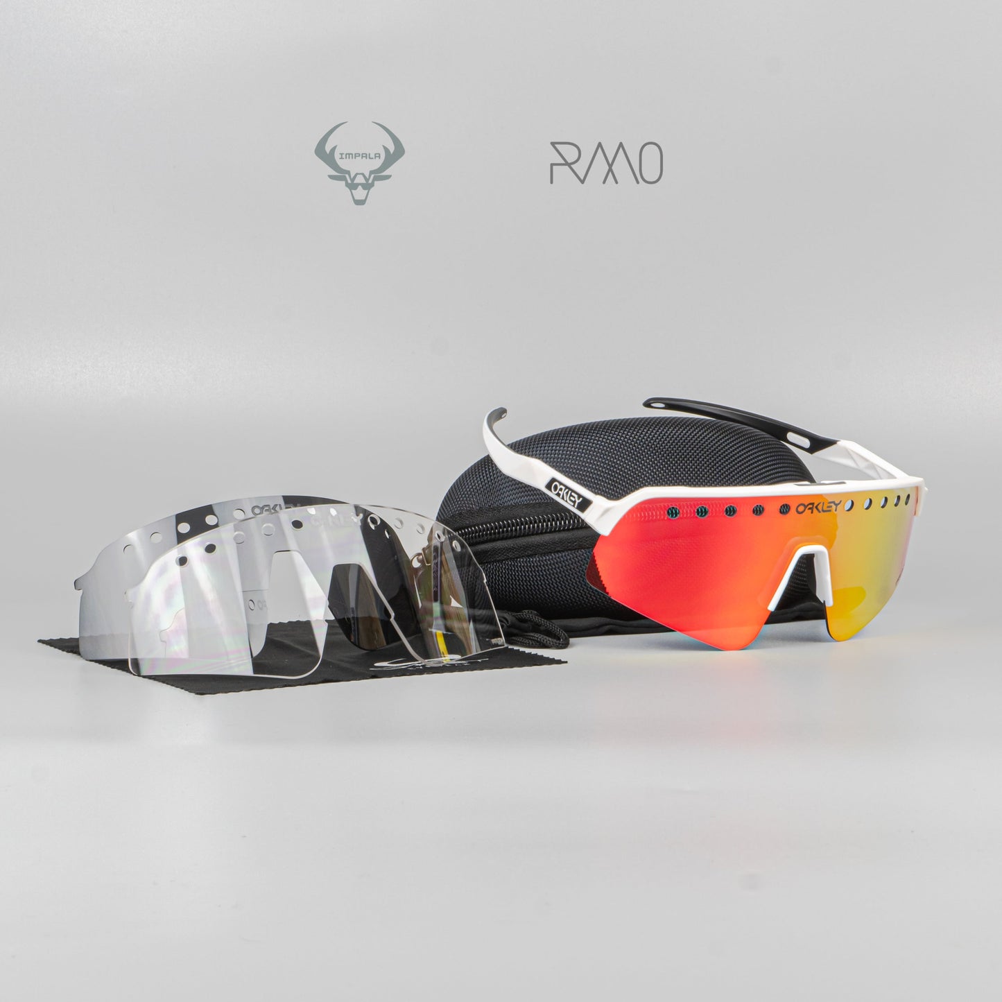 Gafas sutro lite sweep vented   blanco rojo 3 lentes Uv400