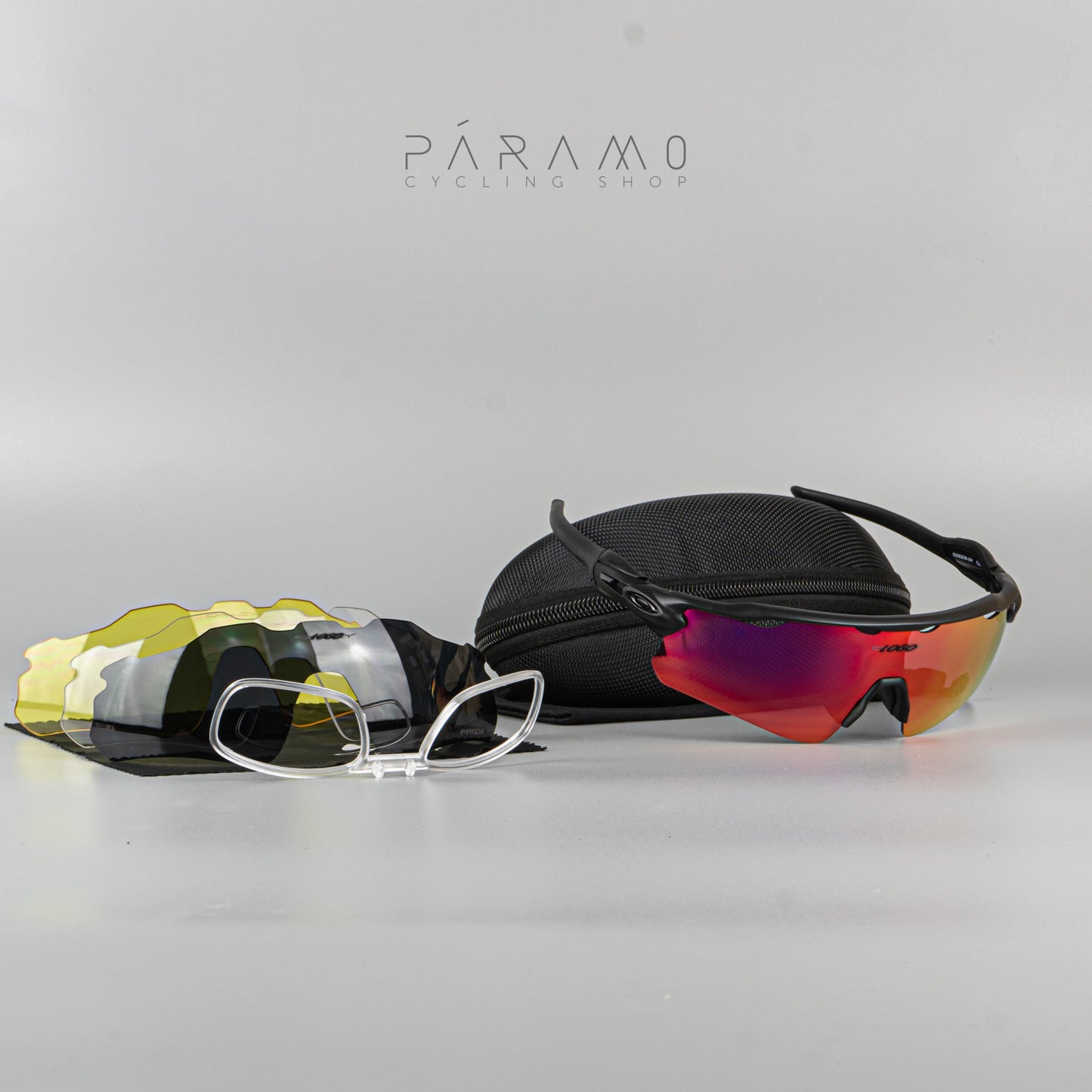 gafas Radar EV plateada 4 lentes Uv400