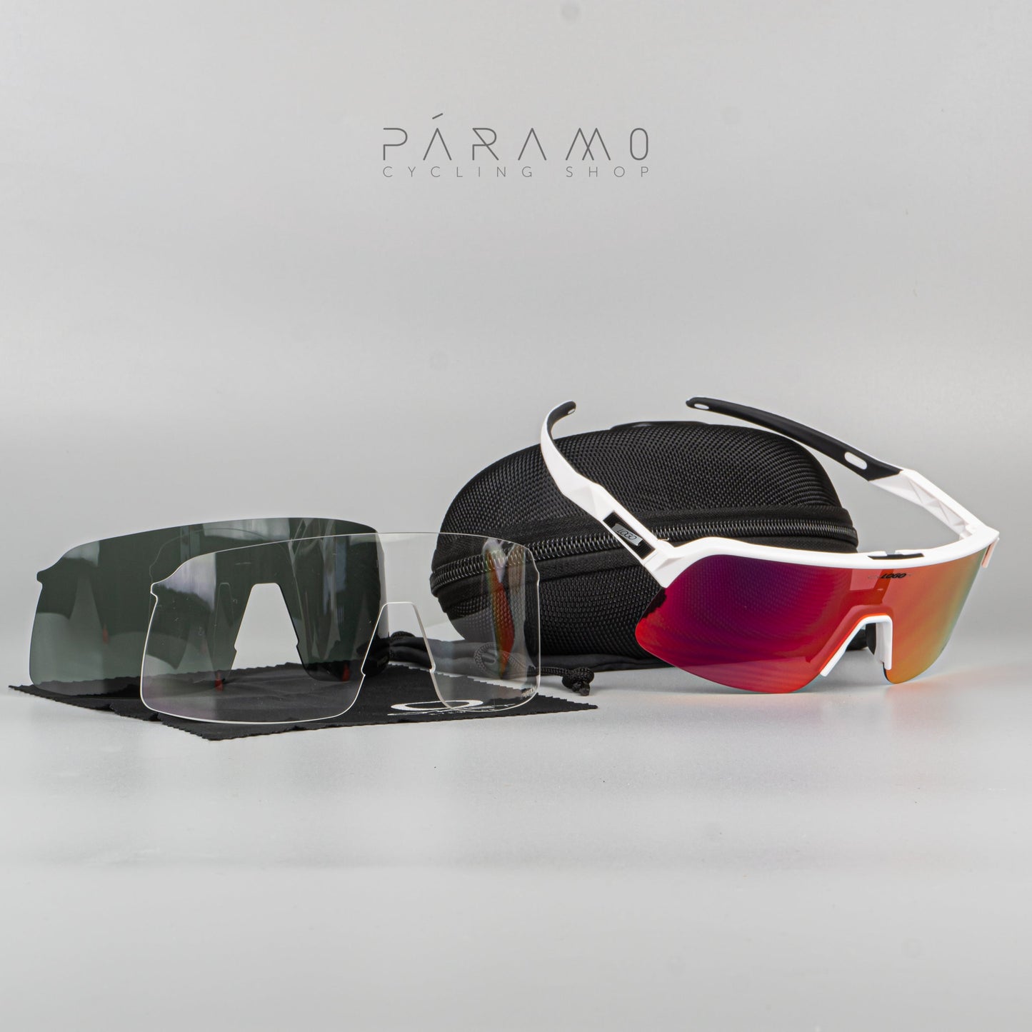 Gafas sutro lite  blanco rojo 3 lentes Uv400