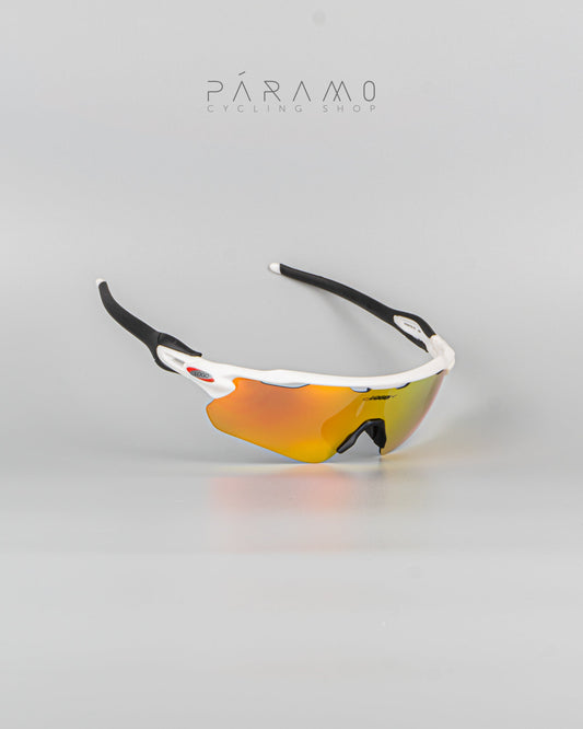 Gafas Radar EV  blanco rojo  4 lentes  Uv400