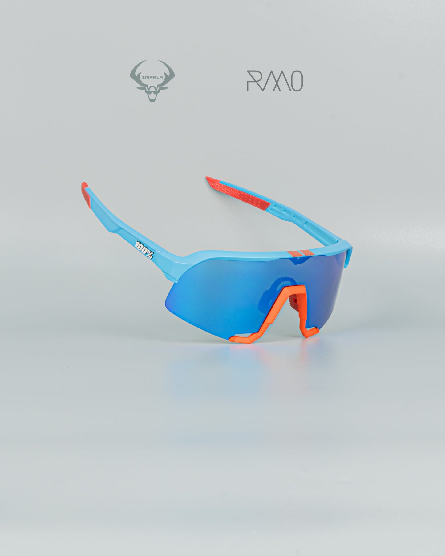 Gafas 100 P S3  AZUL NARANJA 3 lentes Uv400