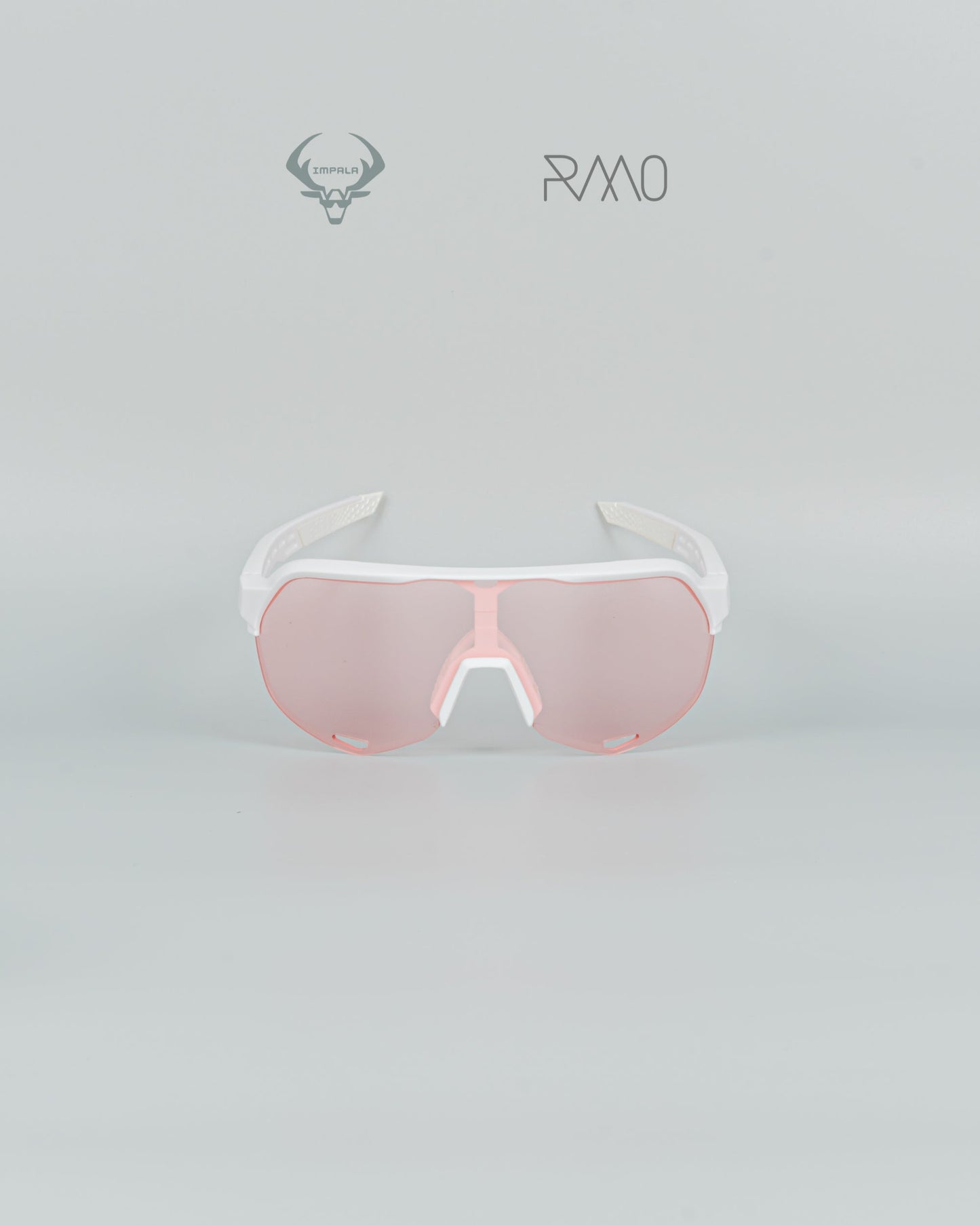 Gafas 100 P S2  blanco rosa 3 lentes Uv400