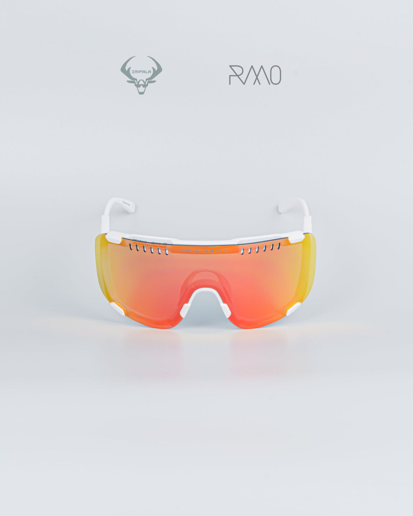 Gafas Devour  blanco rojo 4 lentes uv400