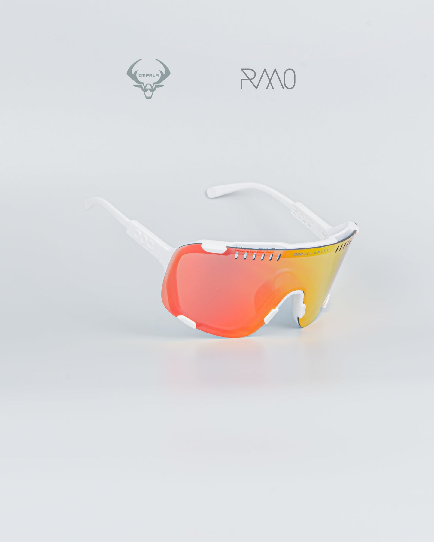 Gafas Devour  blanco rojo 4 lentes uv400