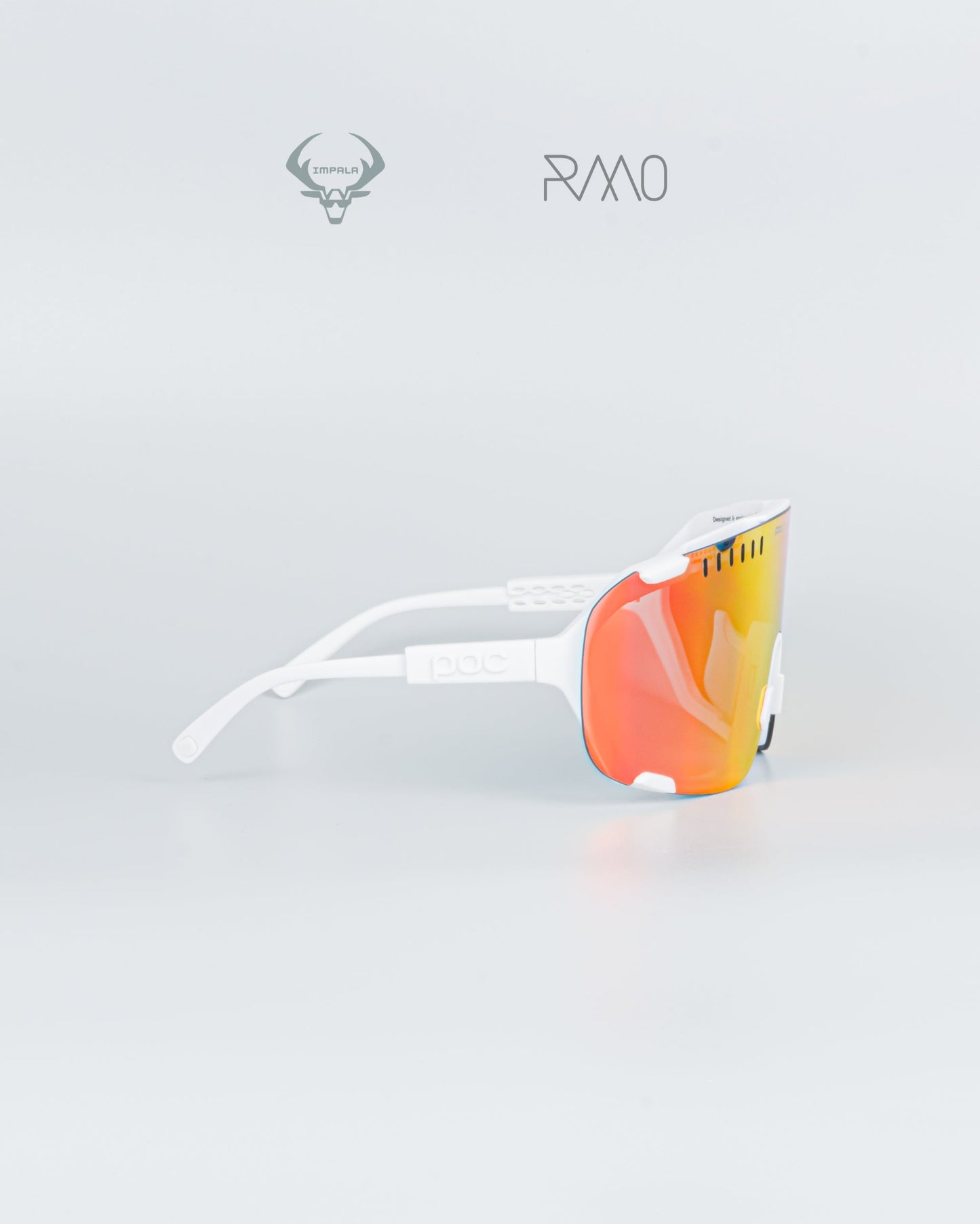 Gafas Devour  blanco rojo 4 lentes uv400