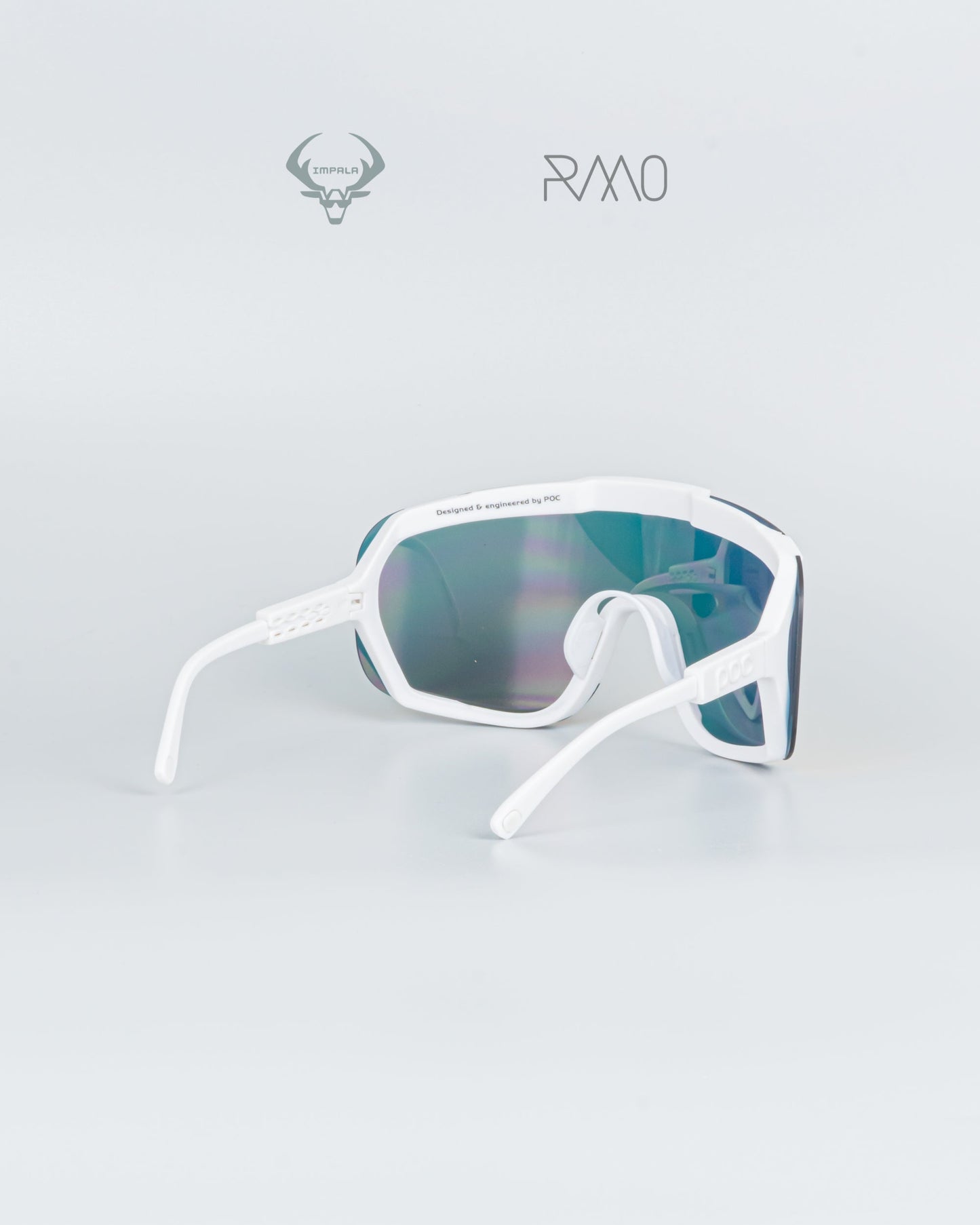 Gafas Devour  blanco rojo 4 lentes uv400