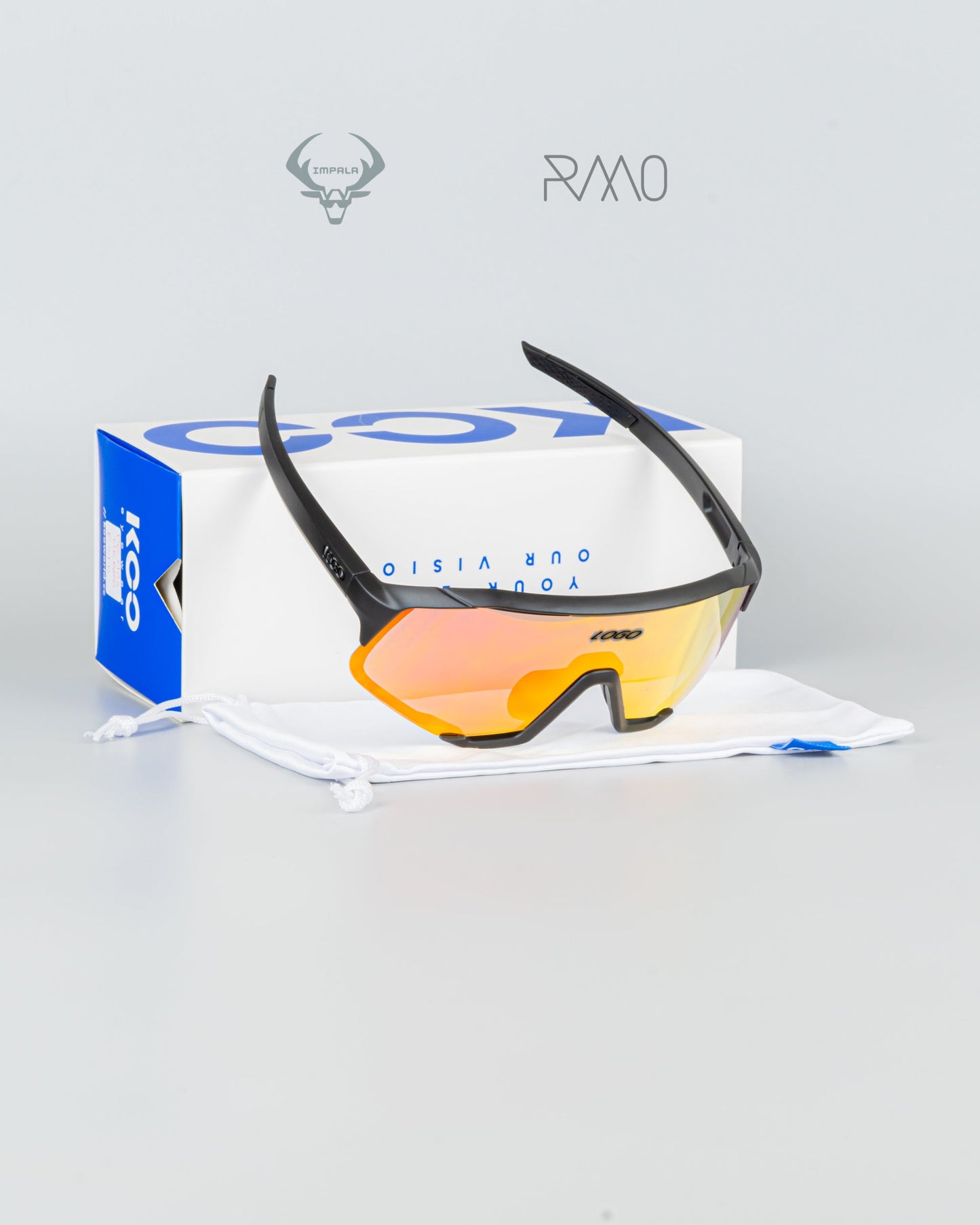 Gafas DEMOS  negro rojo  Uv400