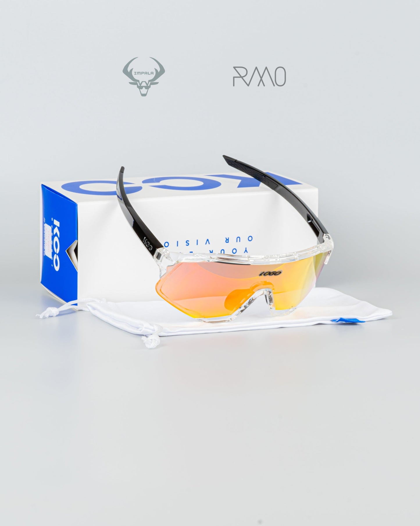 Gafas DEMOS  transparente rojo  Uv400