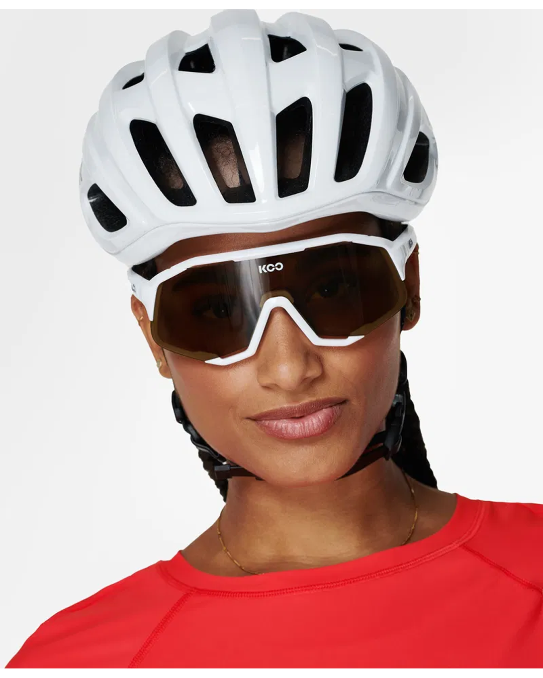 Gafas DEMOS  blanco rojo  Uv400