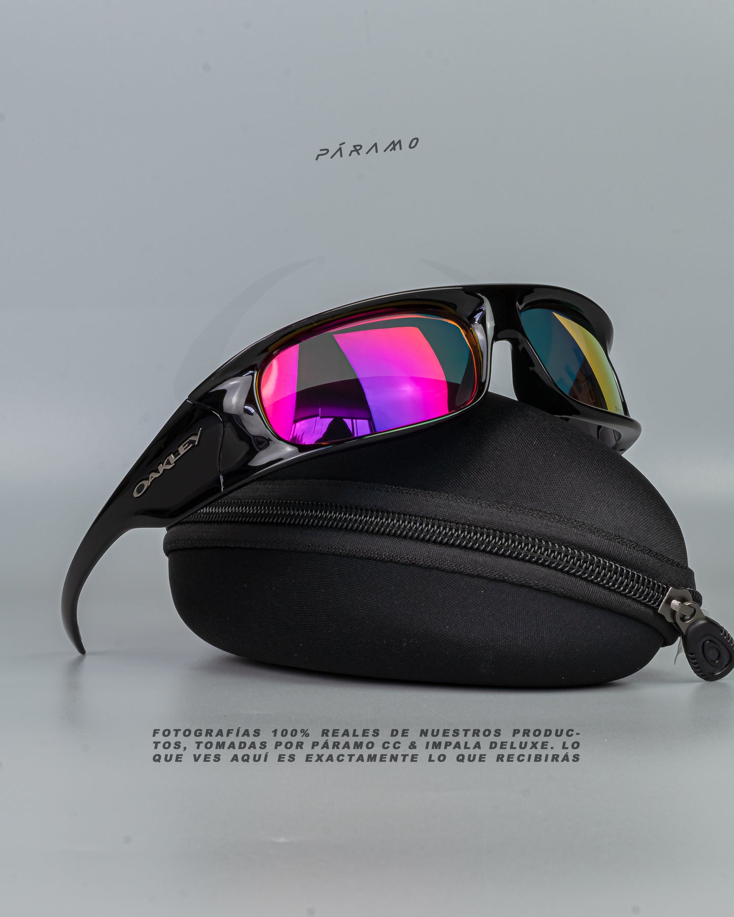 Gafas 0AKL3Y HIGNLAND NEGRO ROJO