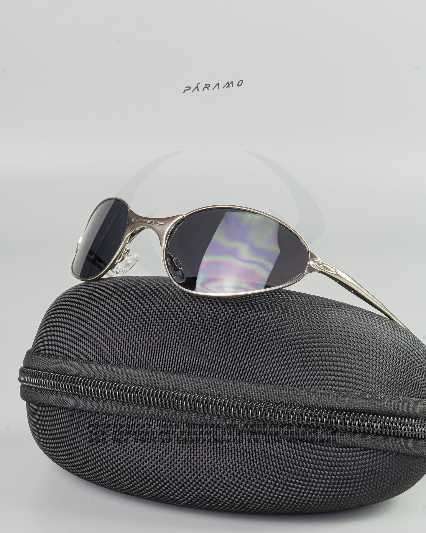 GAFAS 0AKL3Y B WIRE 3.0 PLATA NEGRO